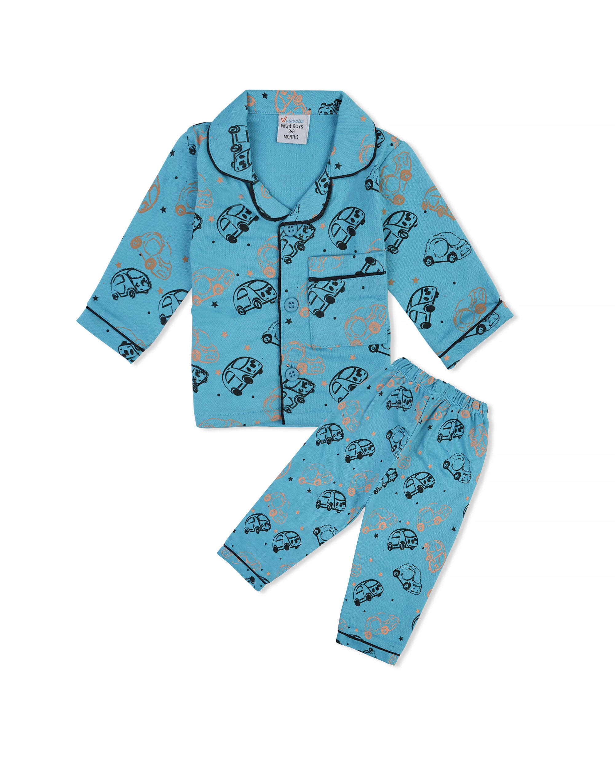 Valuables Newborn Boys Night Suit, Newborn Boys Sets & Suits, Chase Value, Chase Value