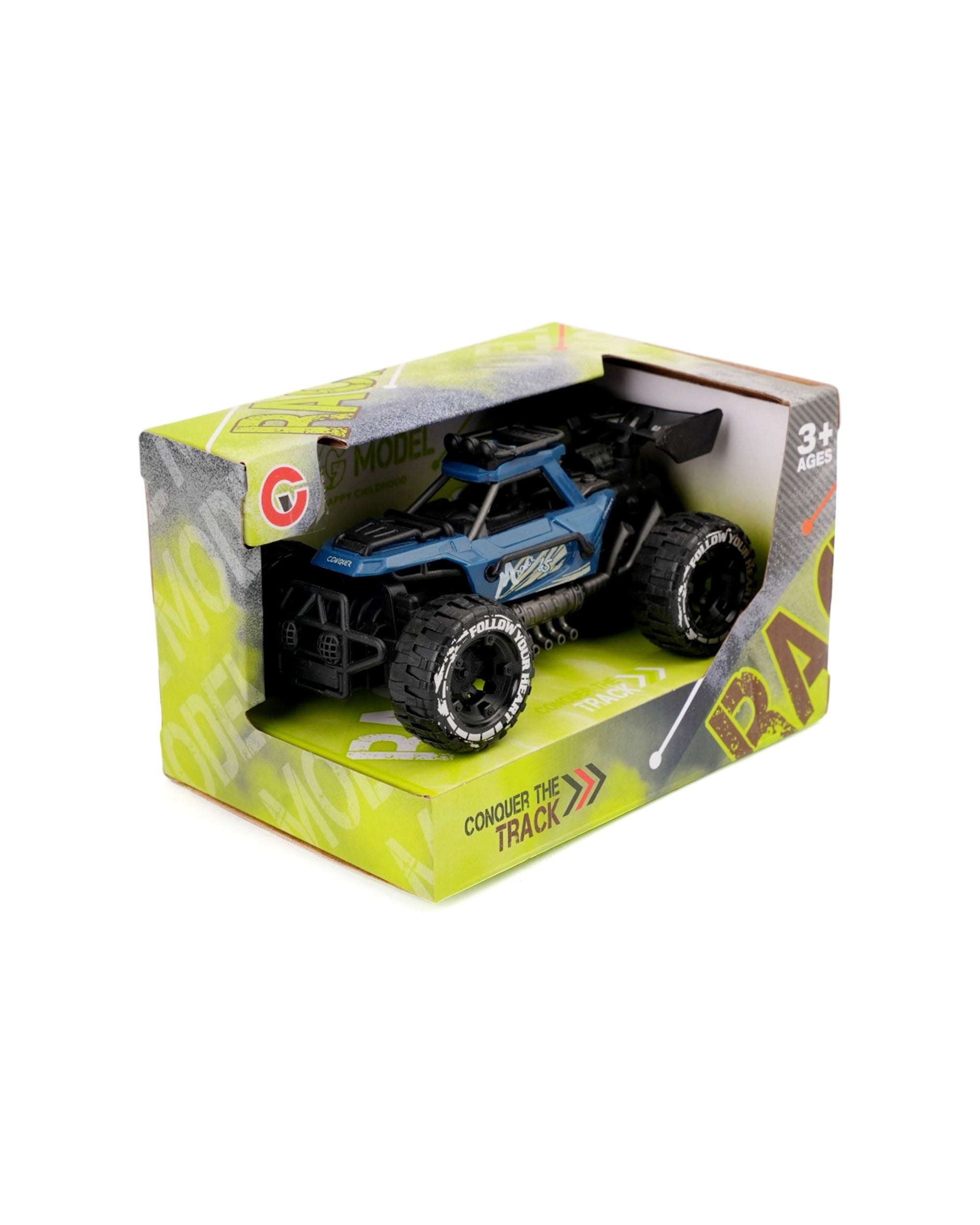 Friction Off-Road Jeep with Light and Music