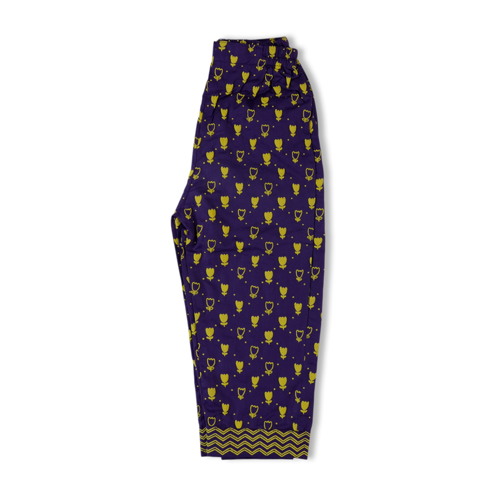 Eminent Girl Puff-Print 03 PCS Shalwar Suit – Stylish Everyday Wear - Purple, Girls Shalwar Kameez, Eminent, Chase Value