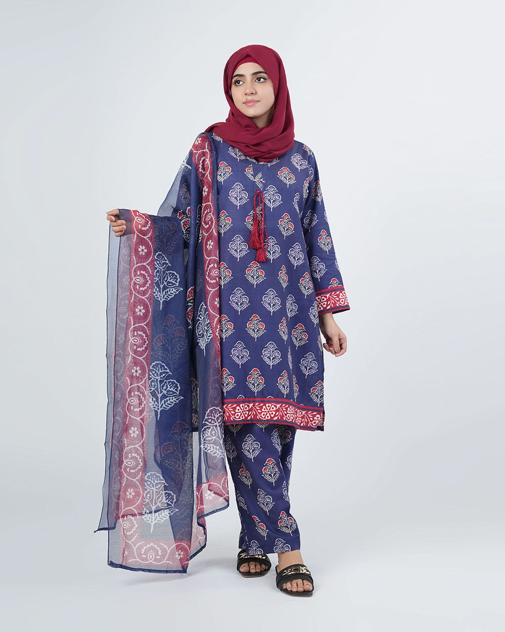Valuables Women’s Khaddar 3Pcs Suit, Women Shalwar Suits, Chase Value, Chase Value