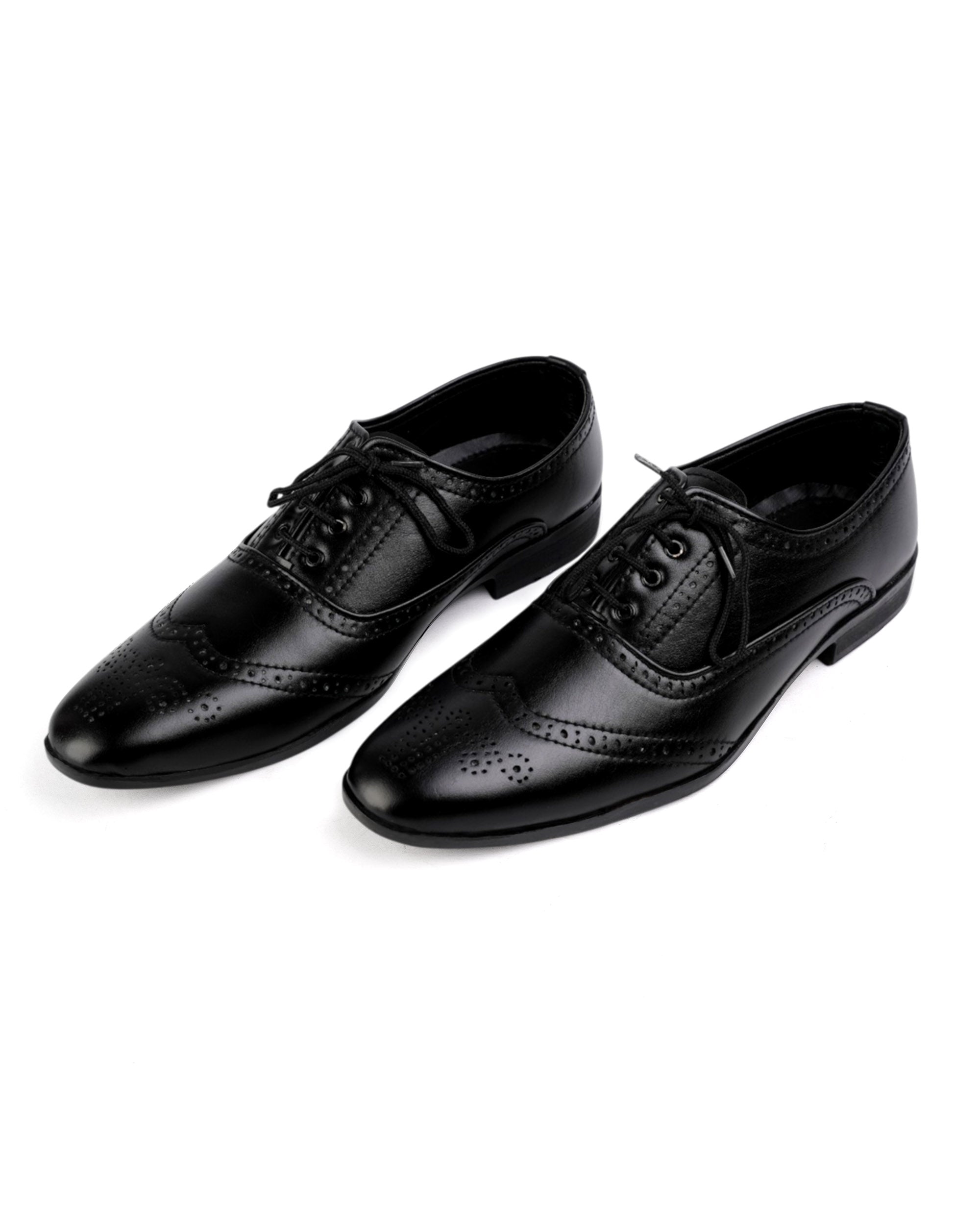 Men's Formal Brogue Lace-Up Shoes