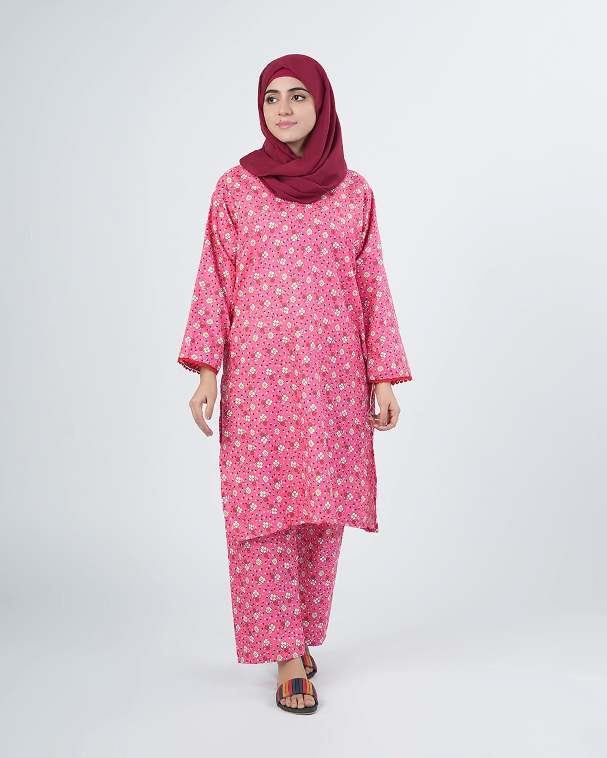Women's Printed Unstitched 2pcs Suit, Women, 2Pcs Shalwar Suit, Chase Value, Chase Value