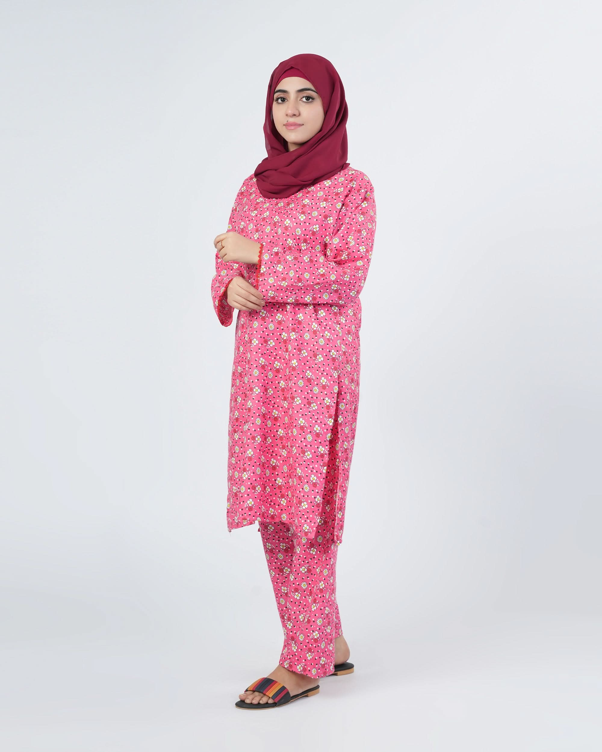 Women's Printed Unstitched 2pcs Suit, Women, 2Pcs Shalwar Suit, Chase Value, Chase Value