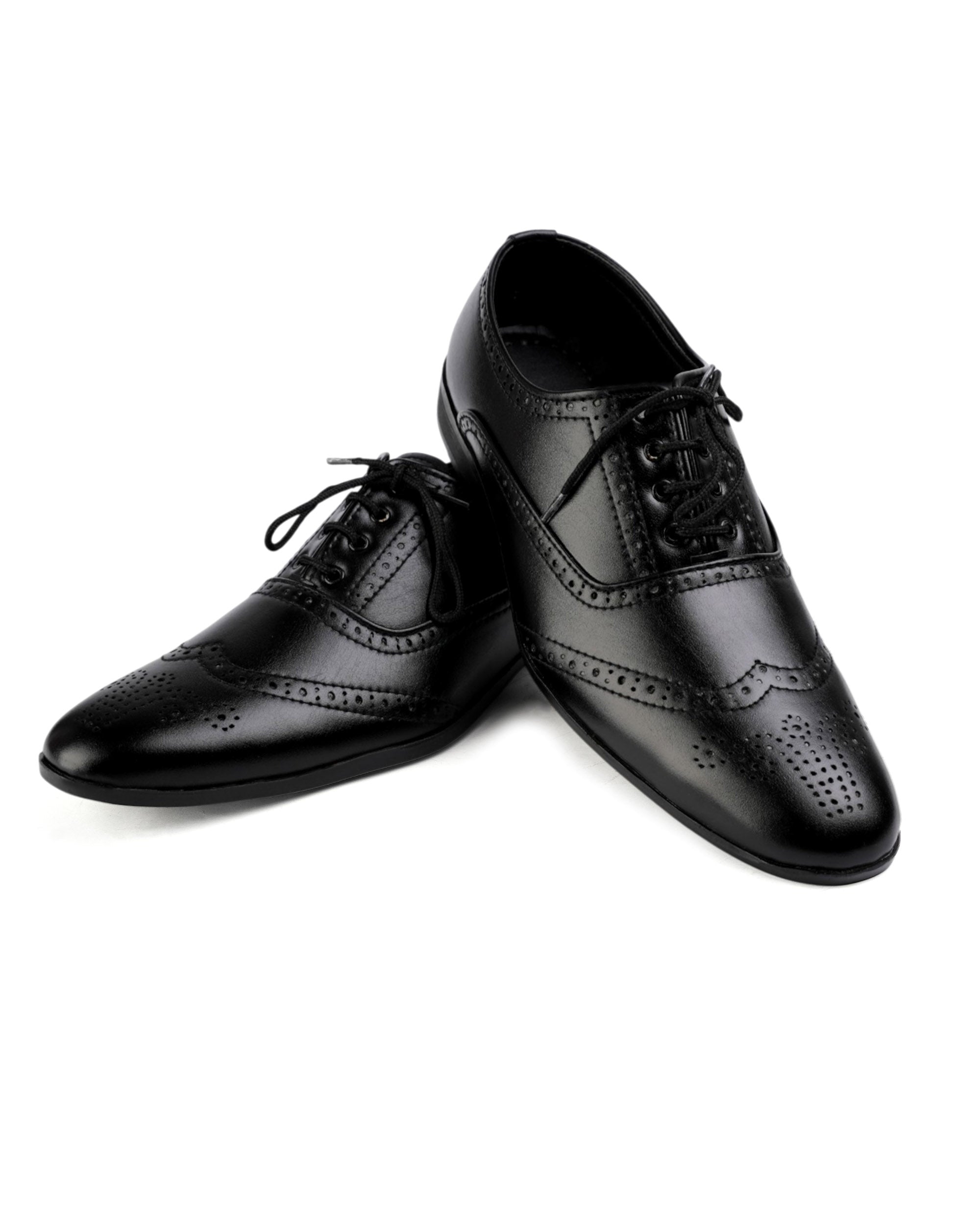 Men's Formal Brogue Lace-Up Shoes
