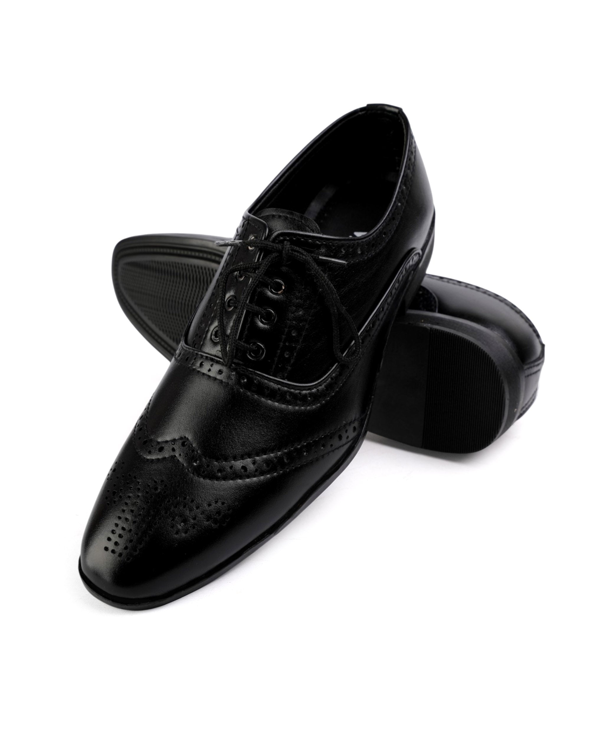 Men's Formal Brogue Lace-Up Shoes