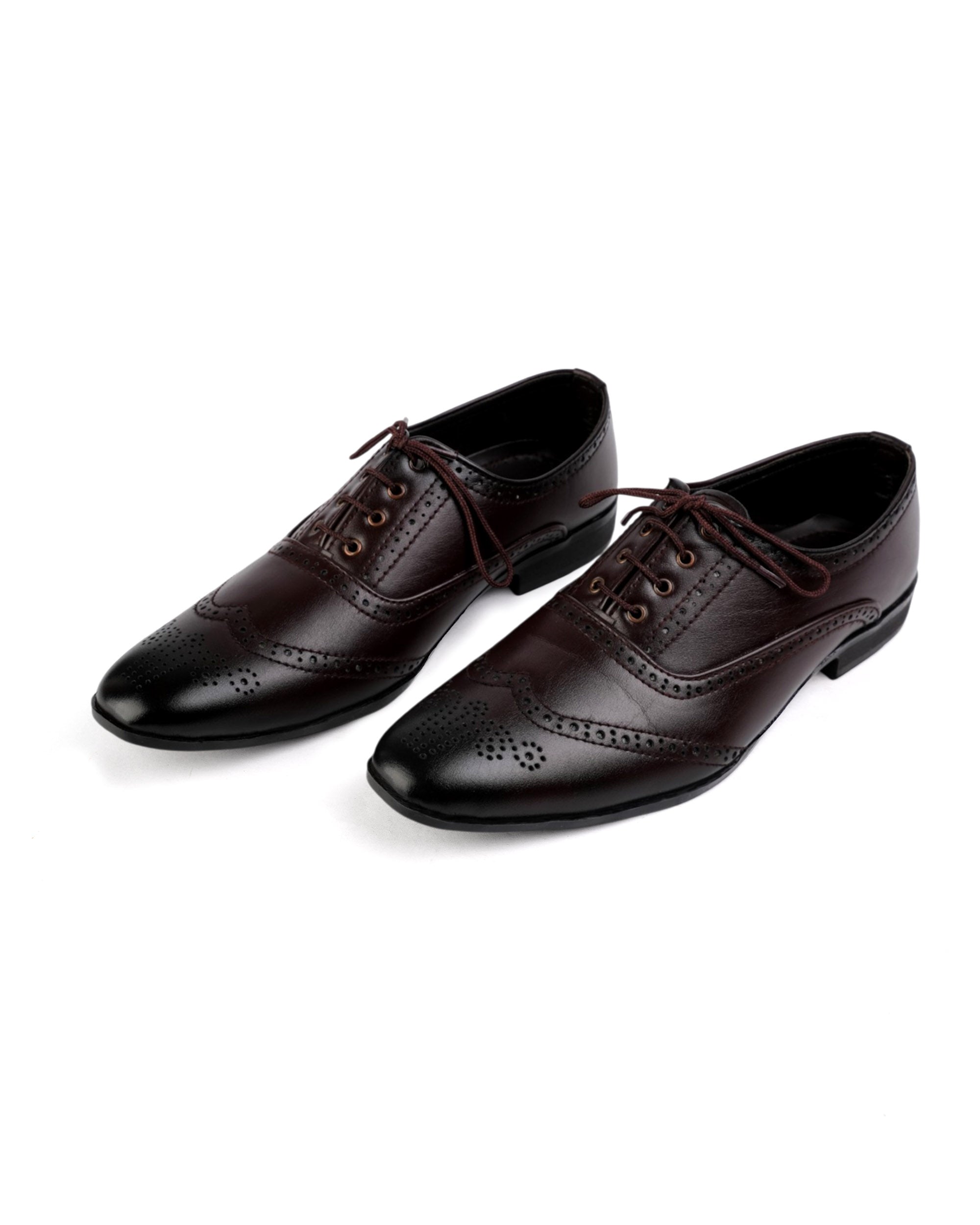 Men's Formal Brogue Lace-Up Shoes
