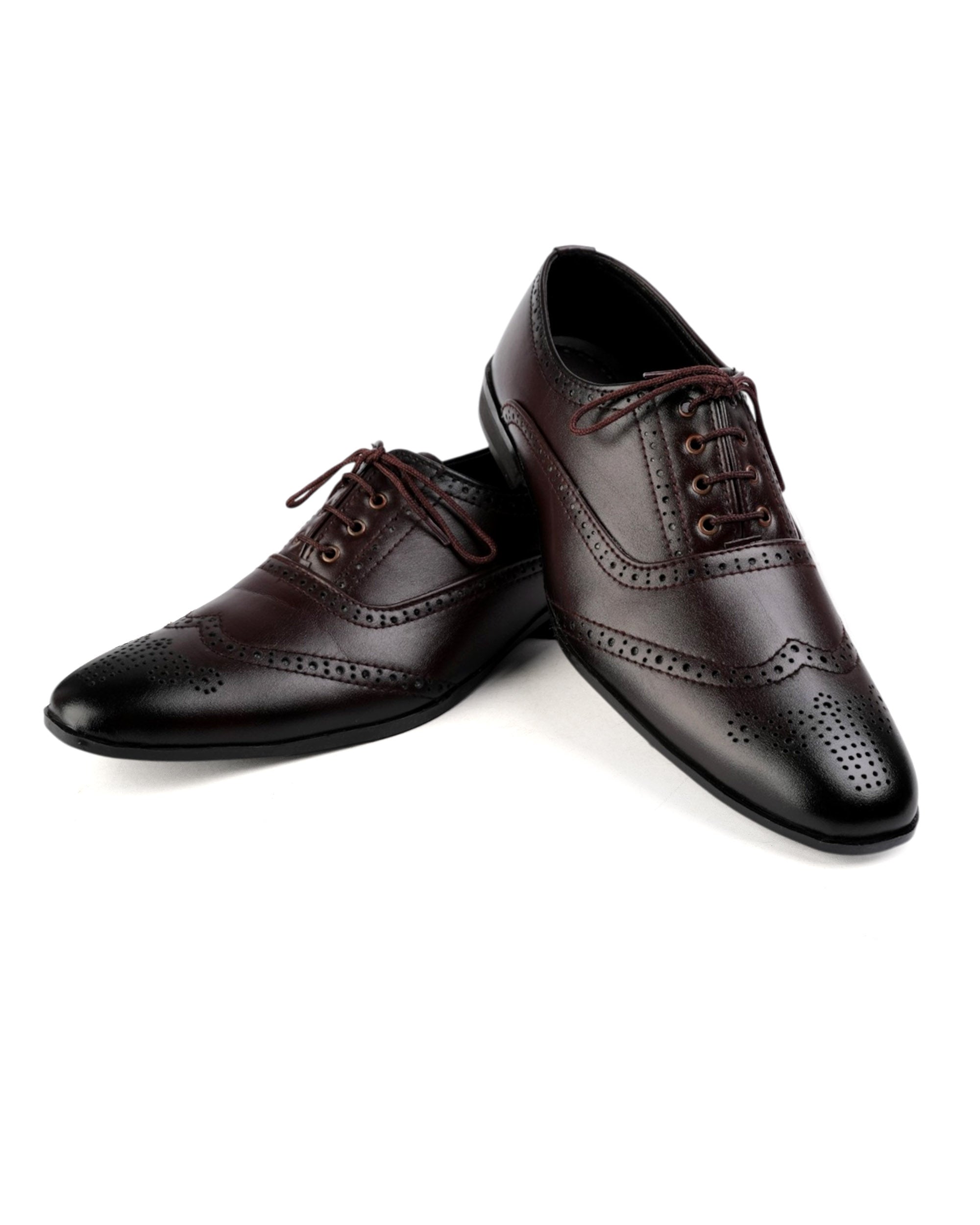Men's Formal Brogue Lace-Up Shoes