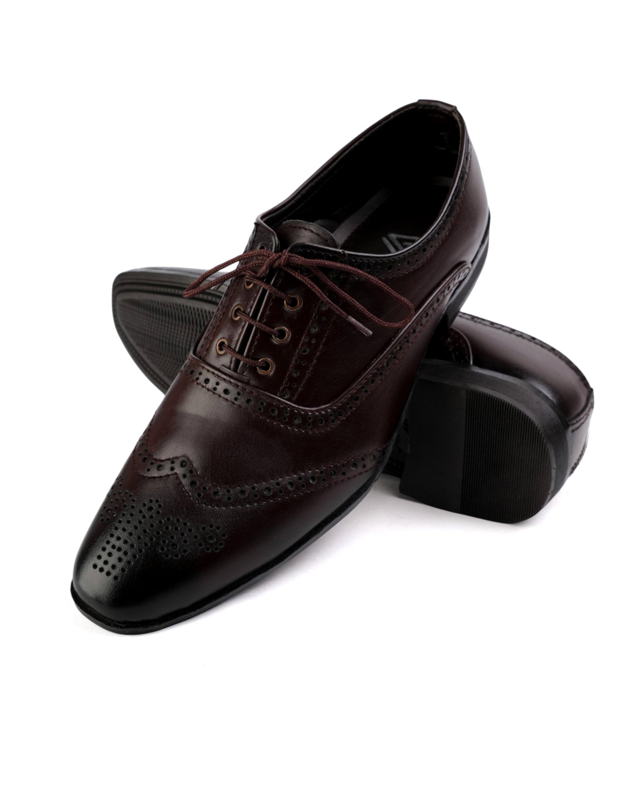 Men's Formal Brogue Lace-Up Shoes
