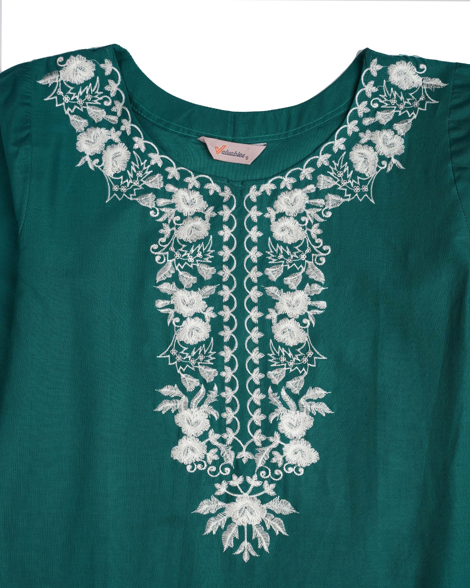 Valuables Women's Embroidered Kurti