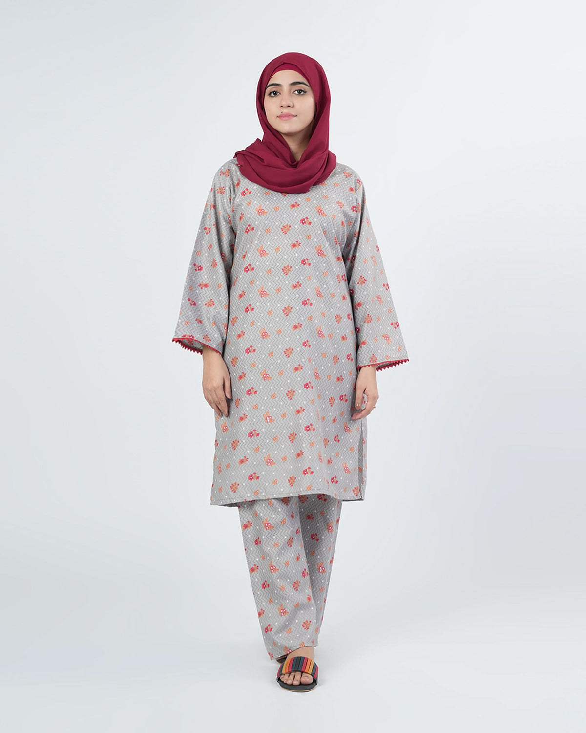 Women's Printed Unstitched 2pcs Suit, Women, 2Pcs Shalwar Suit, Chase Value, Chase Value