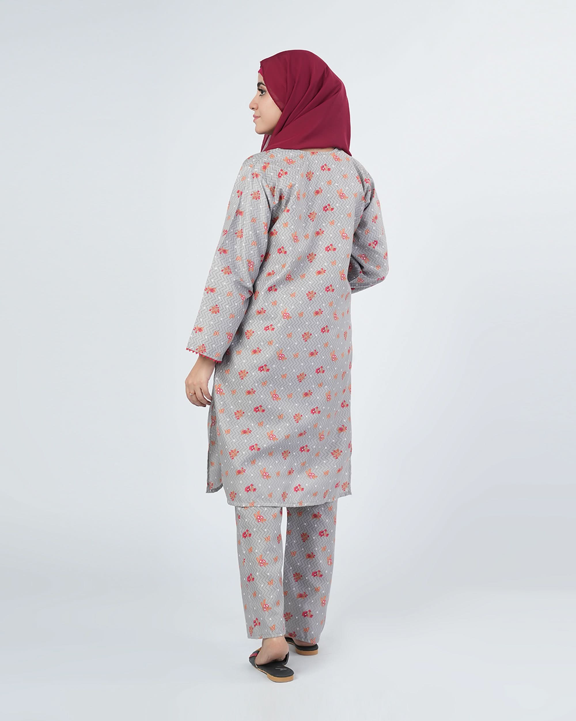 Women's Printed Unstitched 2pcs Suit, Women, 2Pcs Shalwar Suit, Chase Value, Chase Value