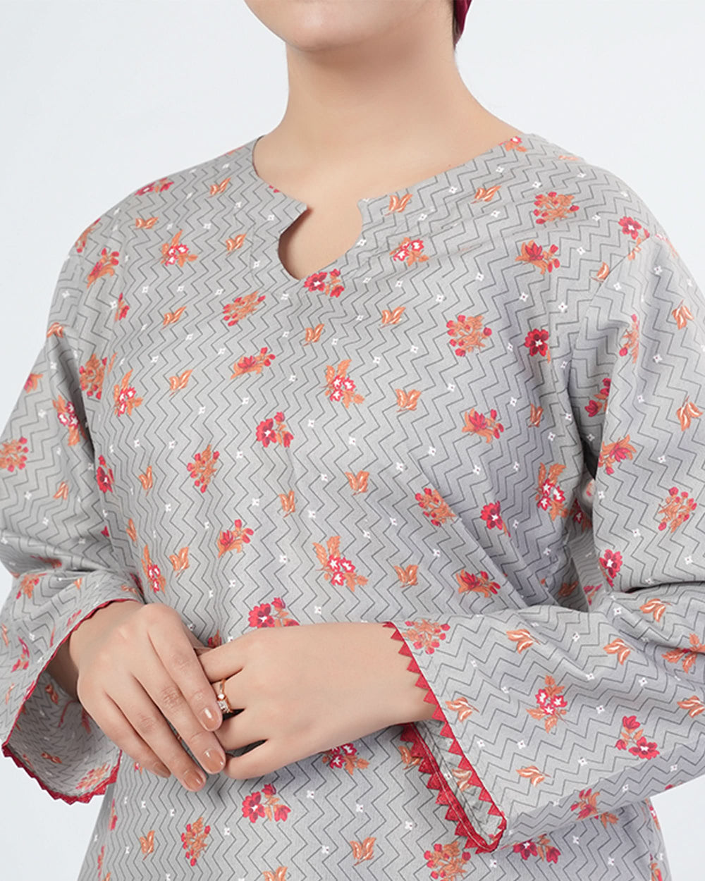 Women's Printed Unstitched 2pcs Suit, Women, 2Pcs Shalwar Suit, Chase Value, Chase Value