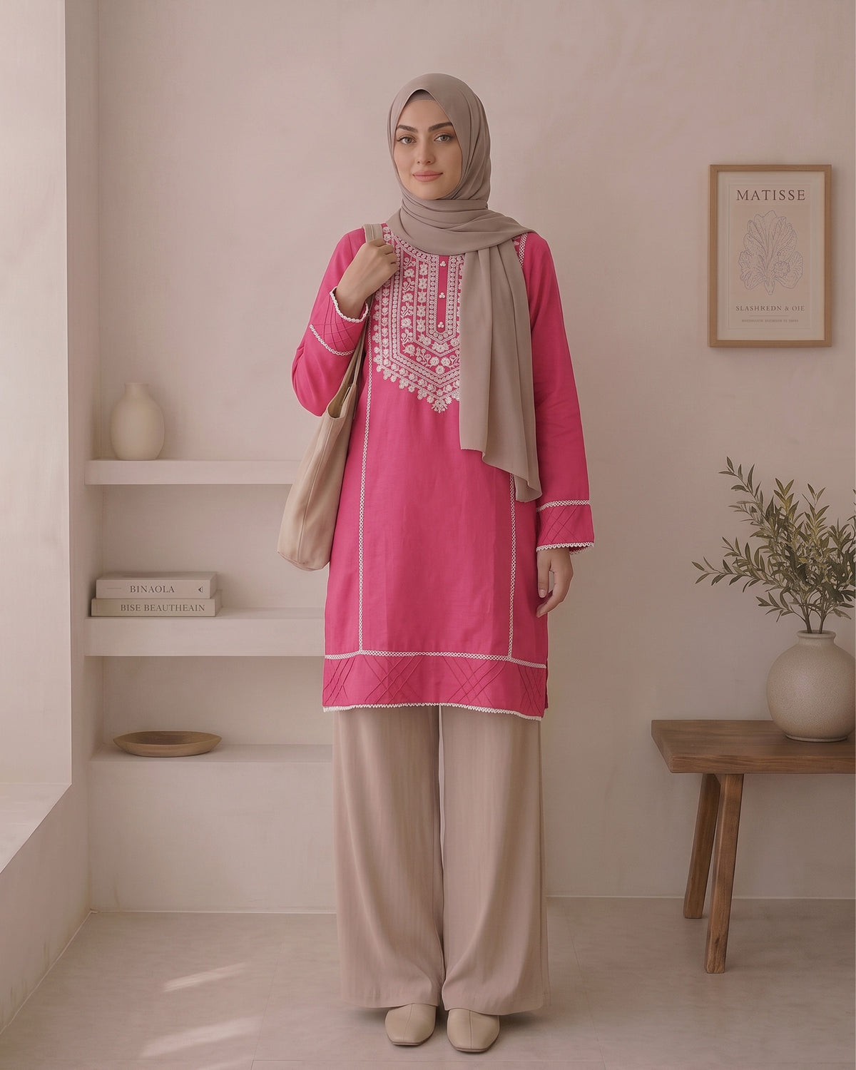 Valuables Women's Embroidered Kurti
