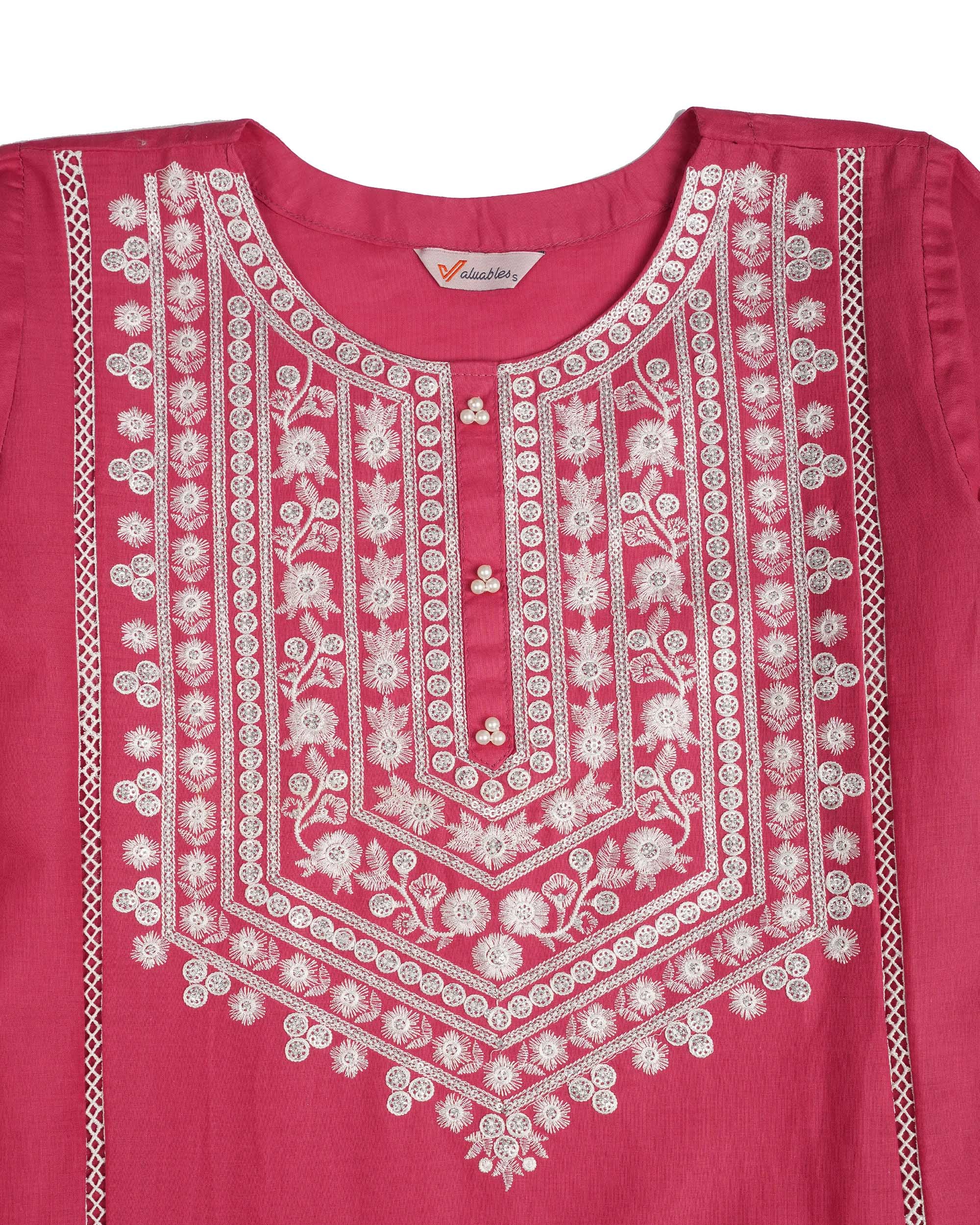 Valuables Women's Embroidered Kurti