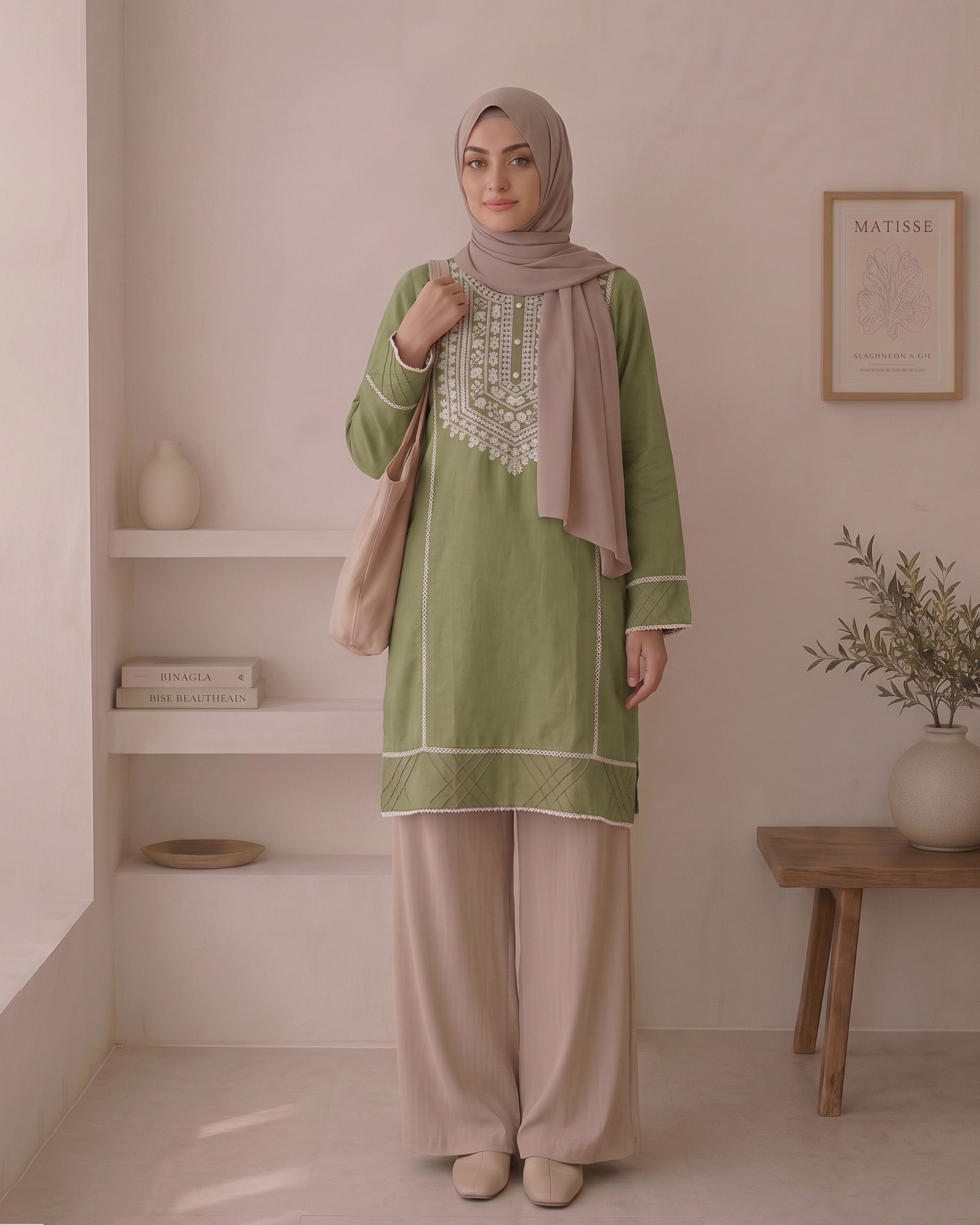 Valuables Women's Embroidered Kurti