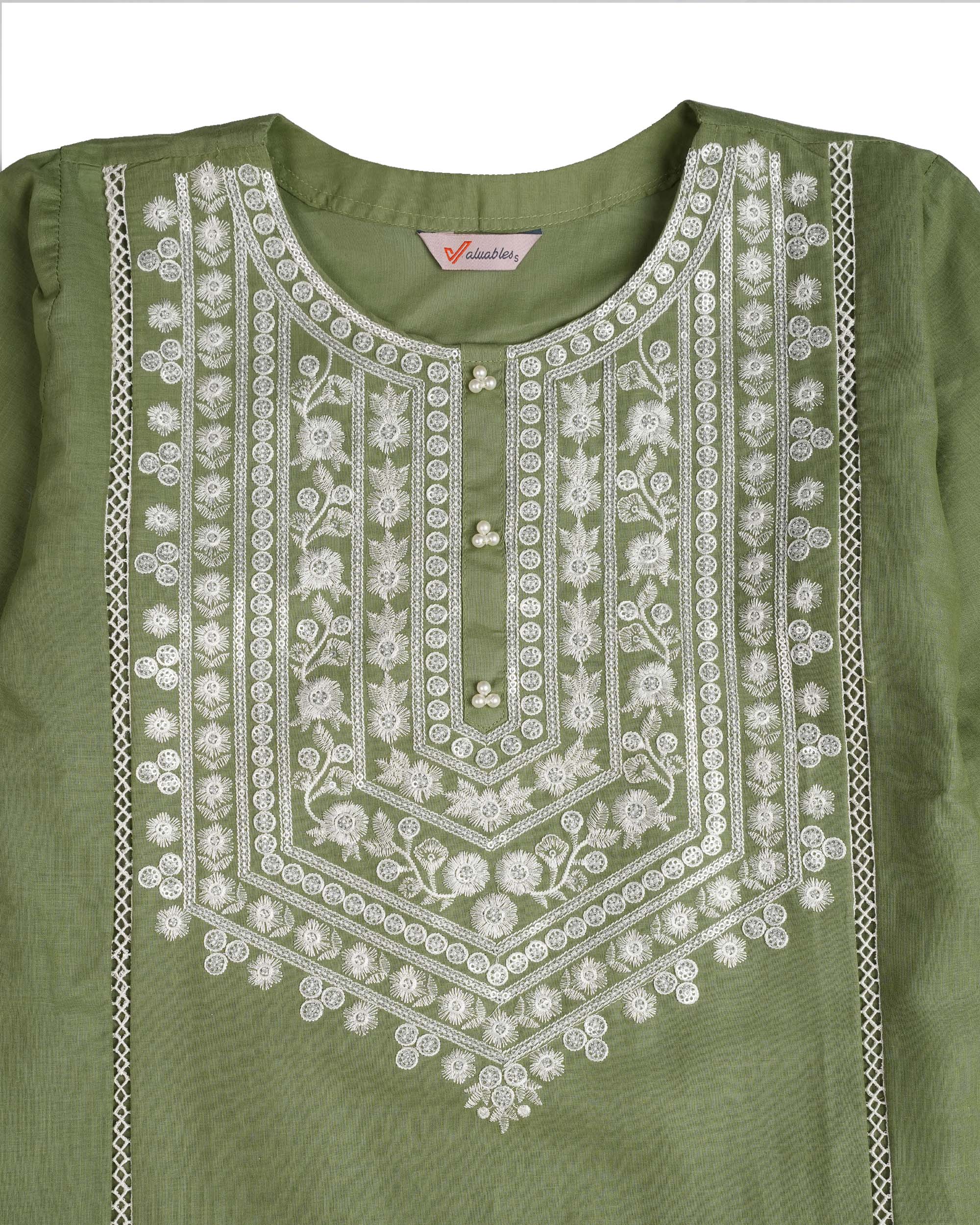 Valuables Women's Embroidered Kurti