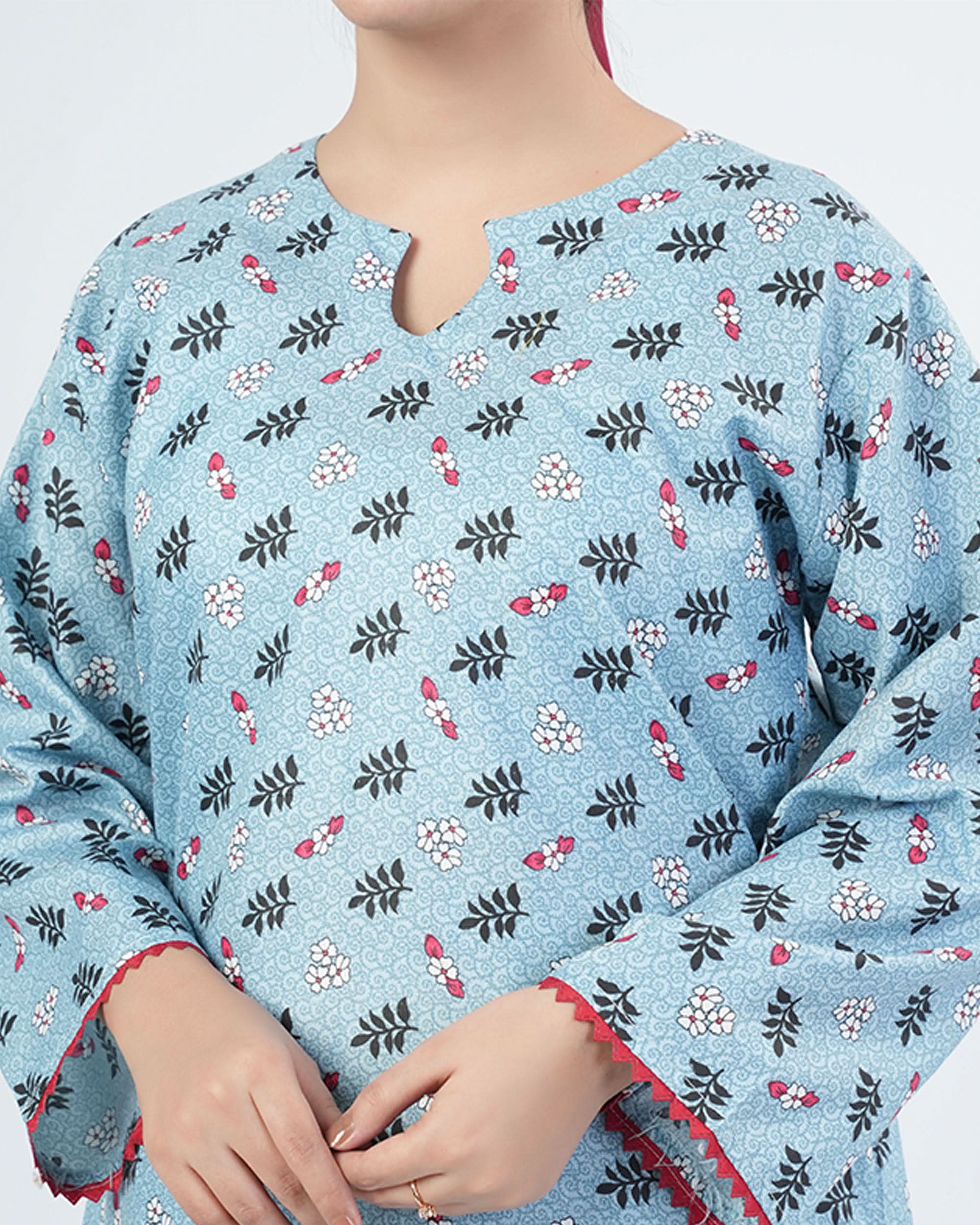 Women's Printed Unstitched 2pcs Suit, Women, 2Pcs Shalwar Suit, Chase Value, Chase Value