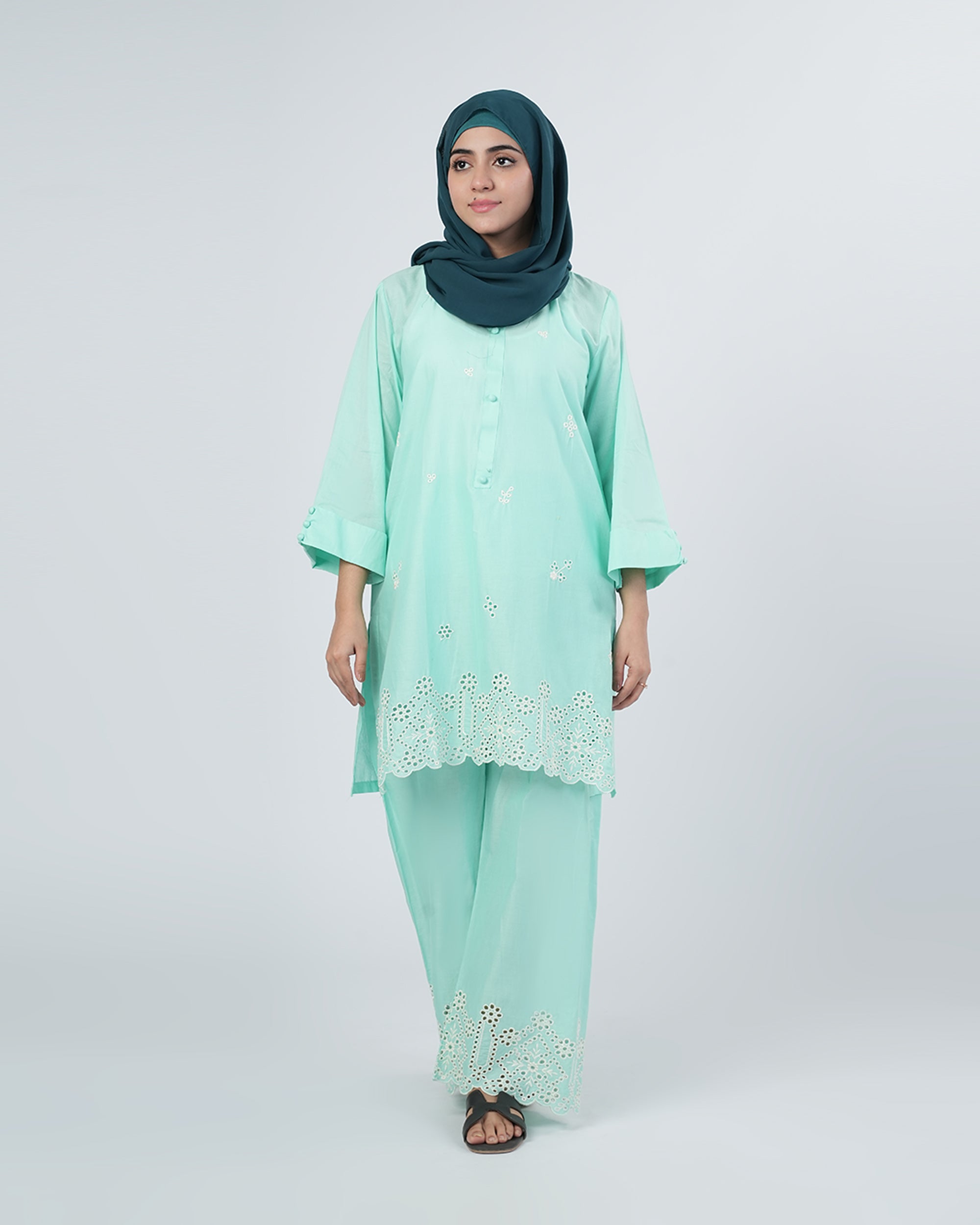 Valuables Women Fusion Embroidered 2-Piece Suit, Women Shalwar Suits, Chase Value, Chase Value