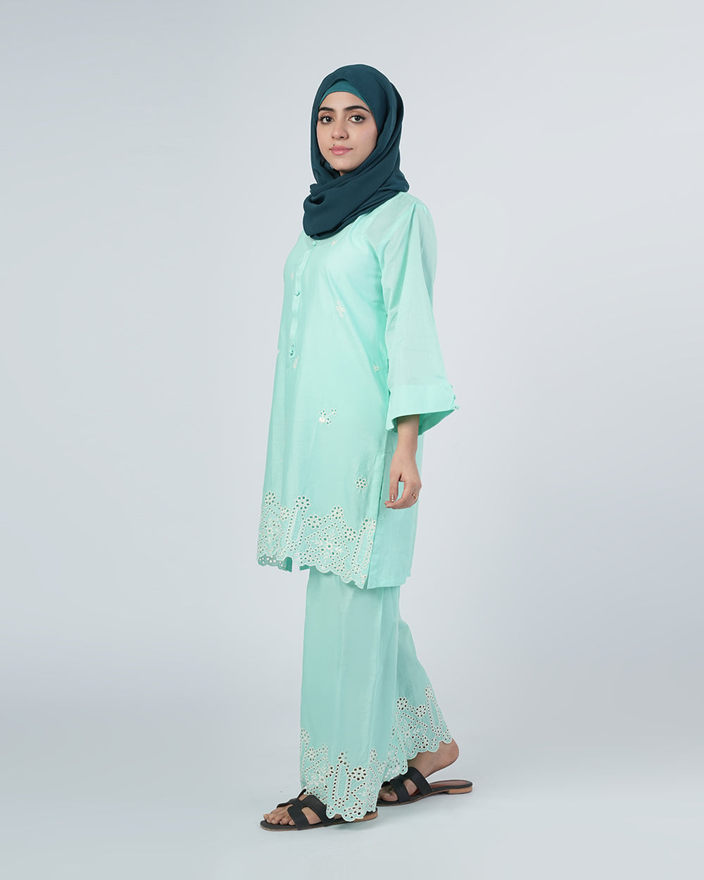 Valuables Women Fusion Embroidered 2-Piece Suit, Women Shalwar Suits, Chase Value, Chase Value