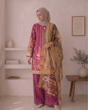 Valuables Women's Printed 3Pc Suit