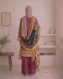 Valuables Women's Printed 3Pc Suit