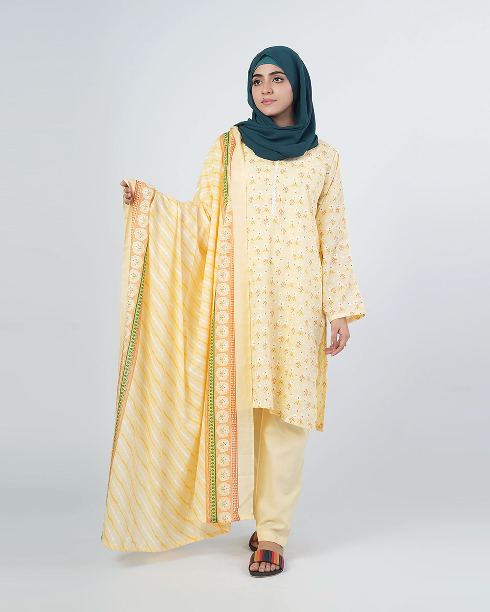 Valuables Women's Printed 3Pcs Suit, Women Shalwar Suits, Chase Value, Chase Value