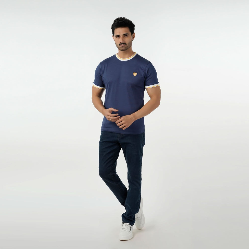 Eminent Men's Half Sleeves T-Shirt - Navy Blue, Men's T-Shirts & Polos, Eminent, Chase Value