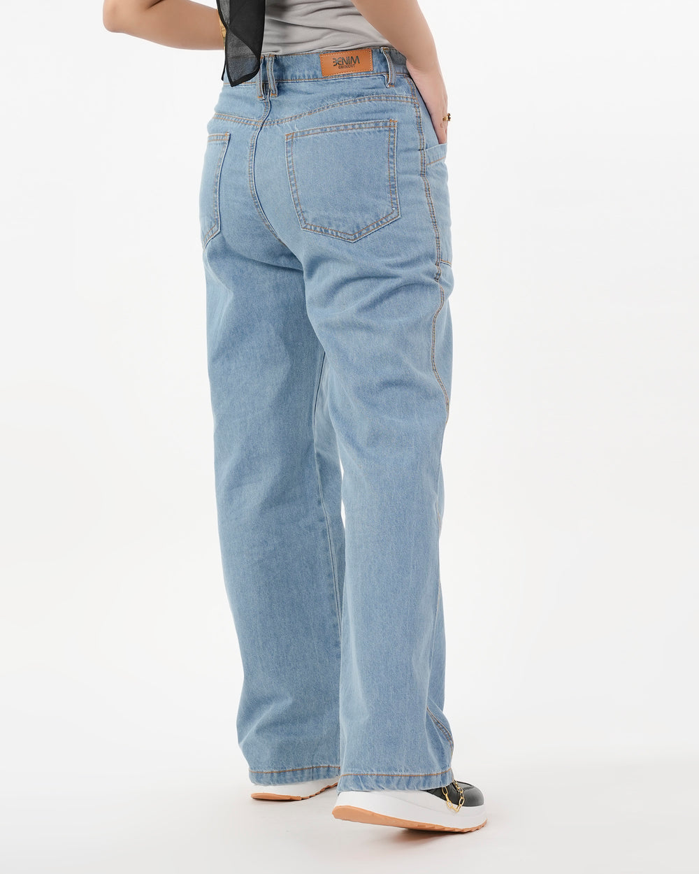 Eminent Women's Wider Leg Denim Pant - Light Blue, Women Pants & Tights, Eminent, Chase Value