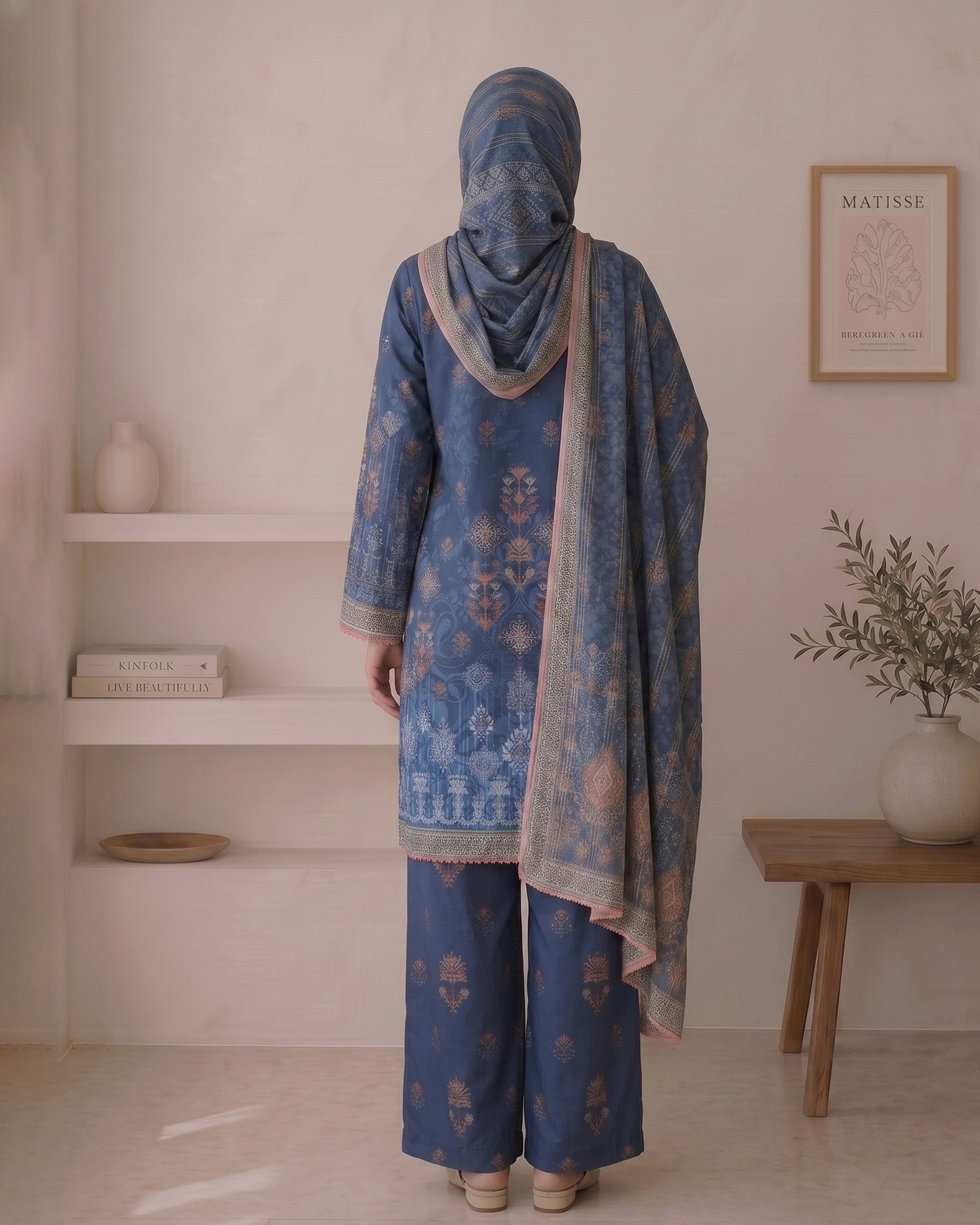 Valuables Women's Printed 3Pc Suit