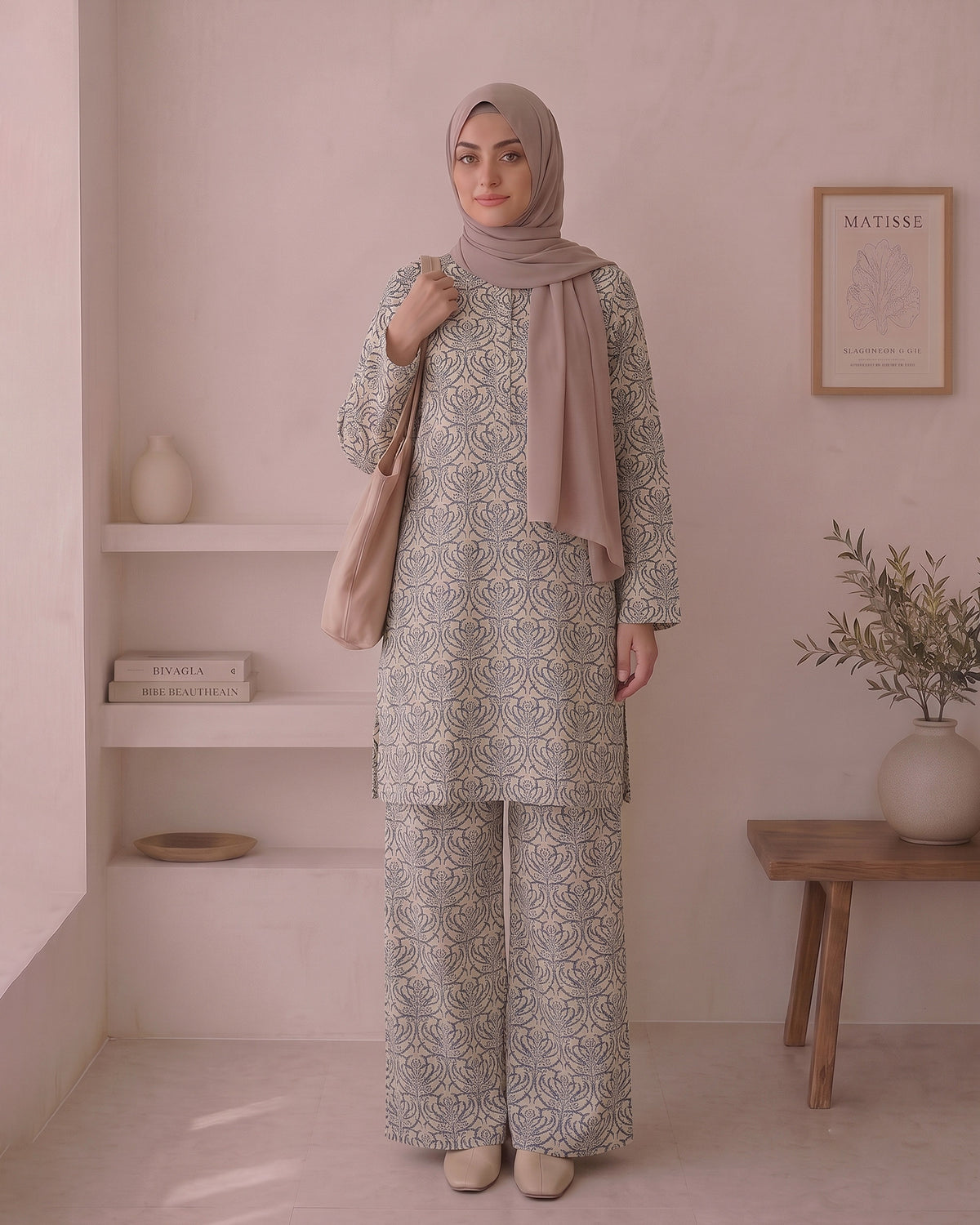 Valuables Women's Printed 2 Pc Suit