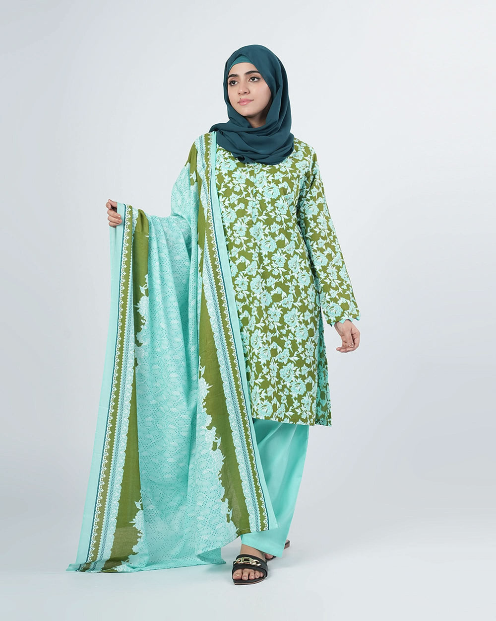 Valuables Women's Printed 3Pcs Suit, Women Shalwar Suits, Chase Value, Chase Value