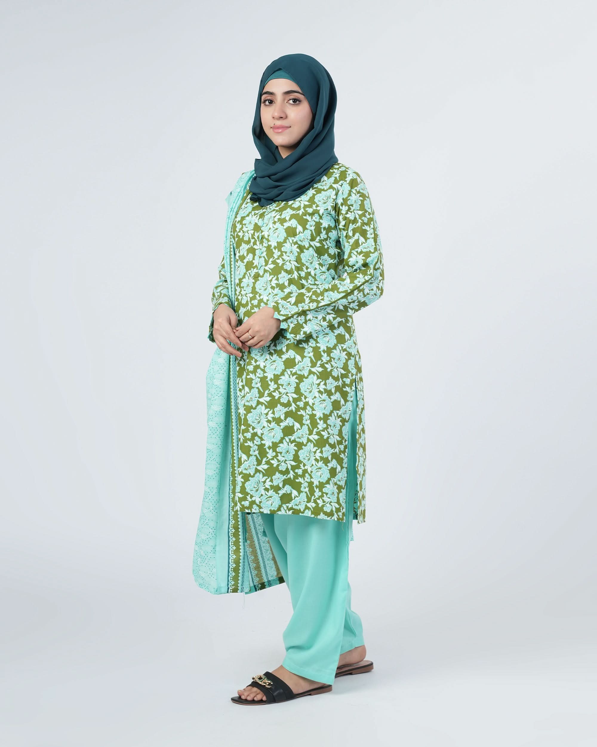 Valuables Women's Printed 3Pcs Suit, Women Shalwar Suits, Chase Value, Chase Value