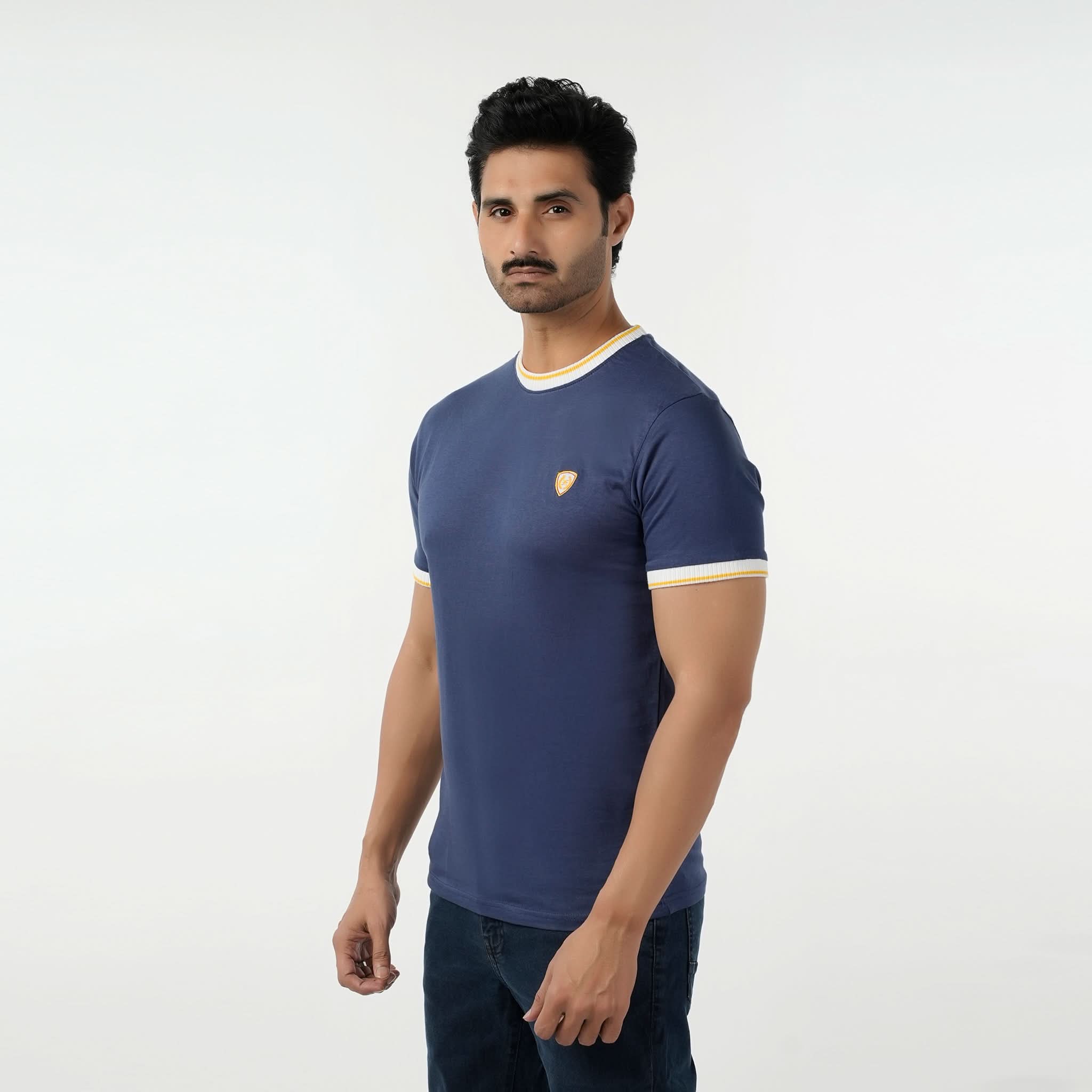 Eminent Men's Half Sleeves T-Shirt - Navy Blue, Men's T-Shirts & Polos, Eminent, Chase Value