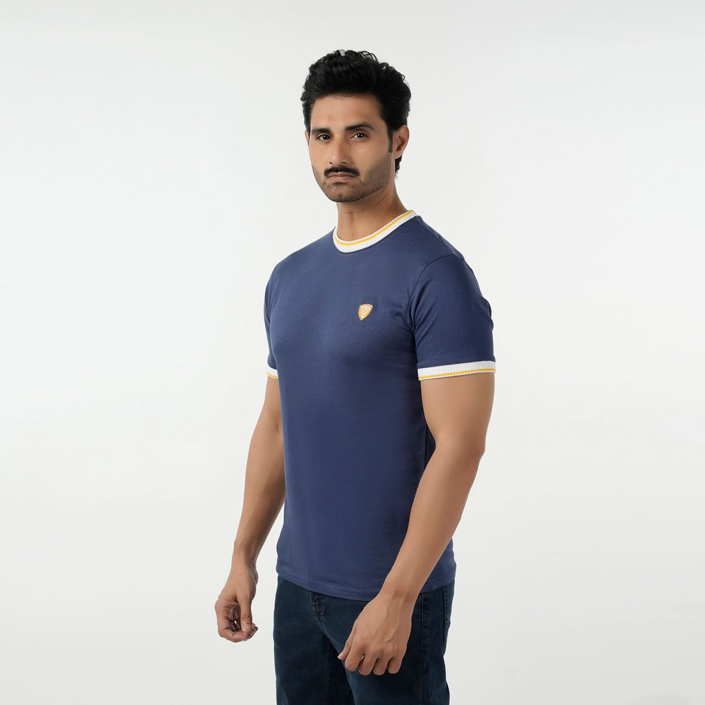 Eminent Men's Half Sleeves T-Shirt - Navy Blue, Men's T-Shirts & Polos, Eminent, Chase Value