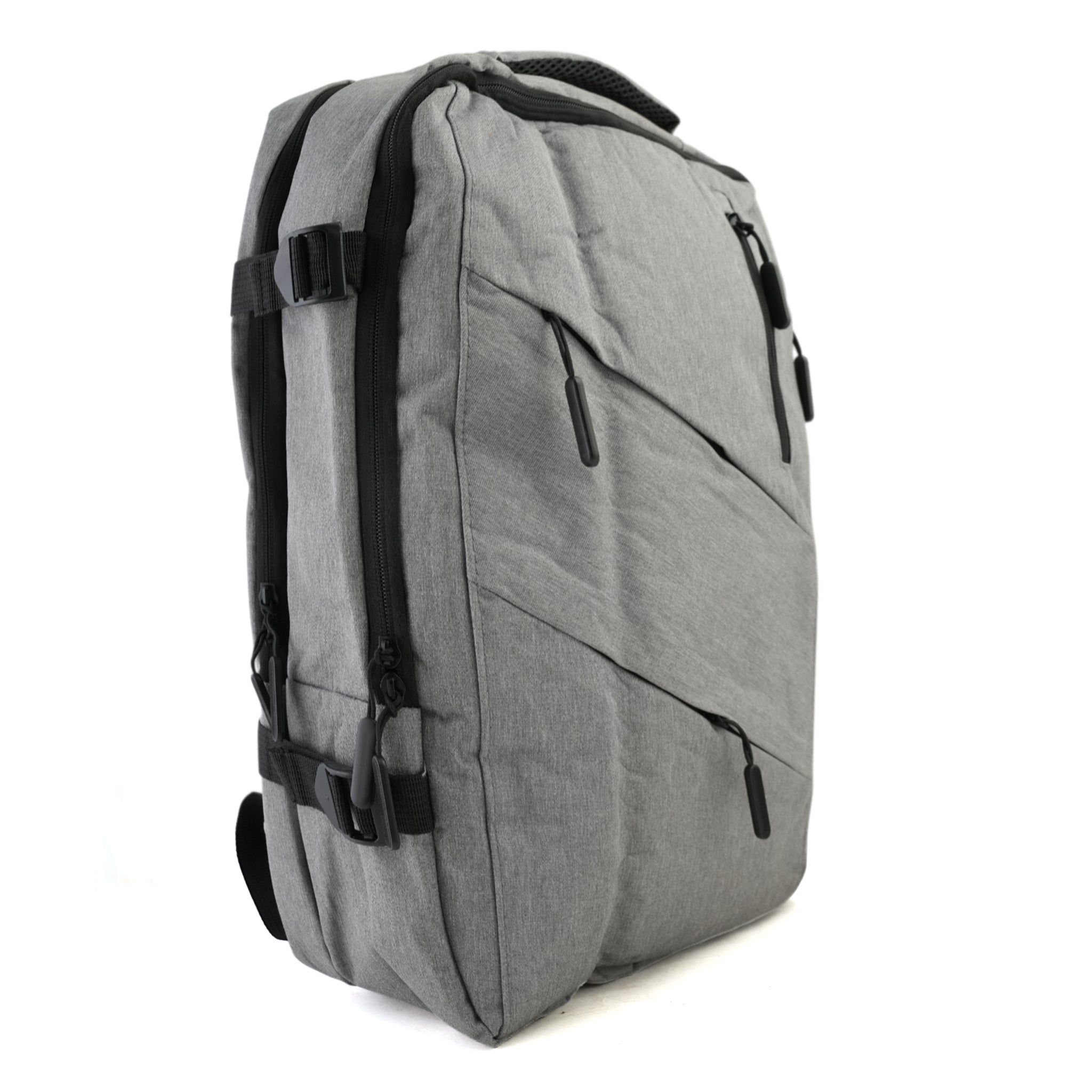 Laptop Backpack – Classic Multi-Compartment Bag for Daily Use - Grey, Bags & Accessories, Chase Value, Chase Value