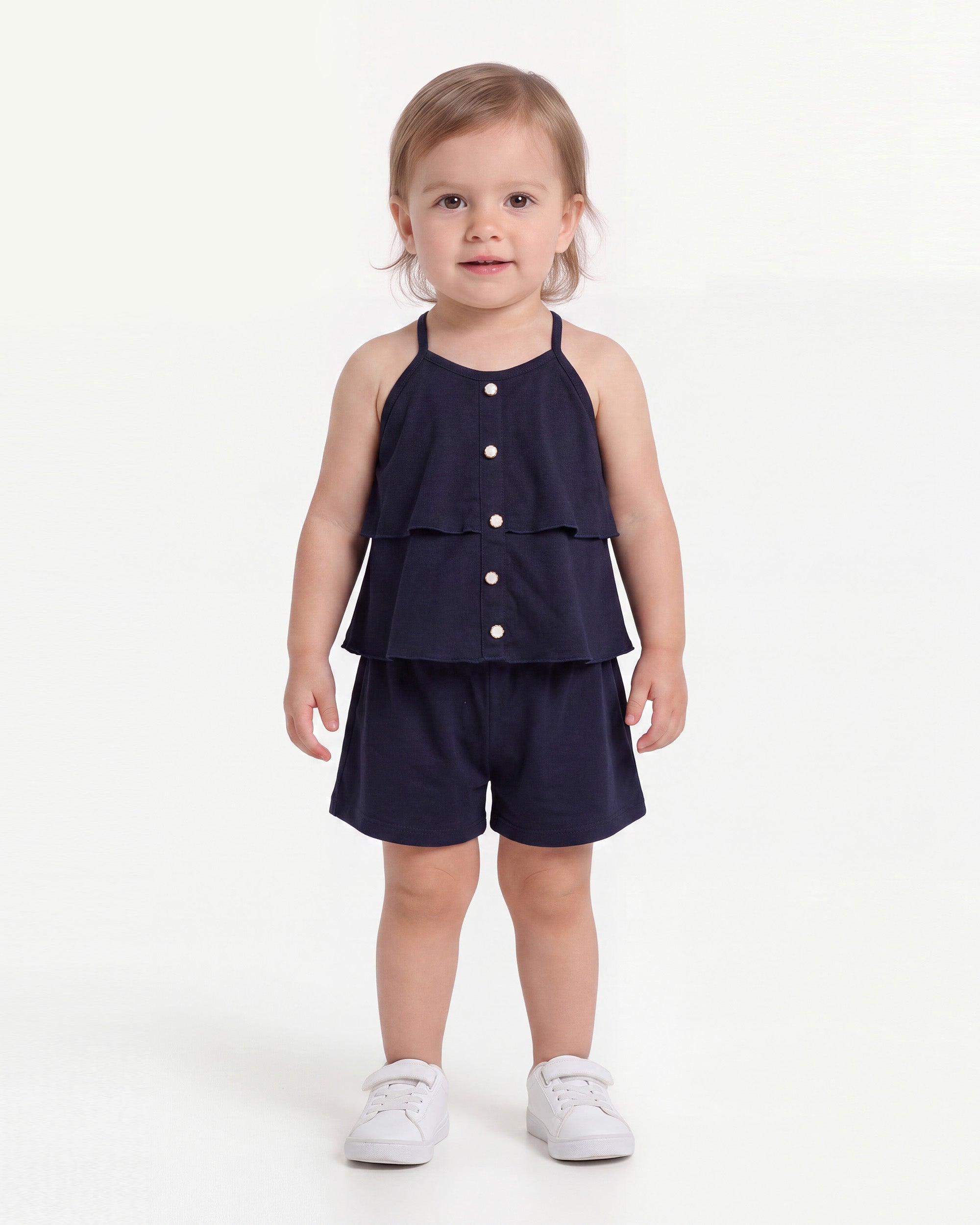 Valuables Girls Half Sleeve Suit