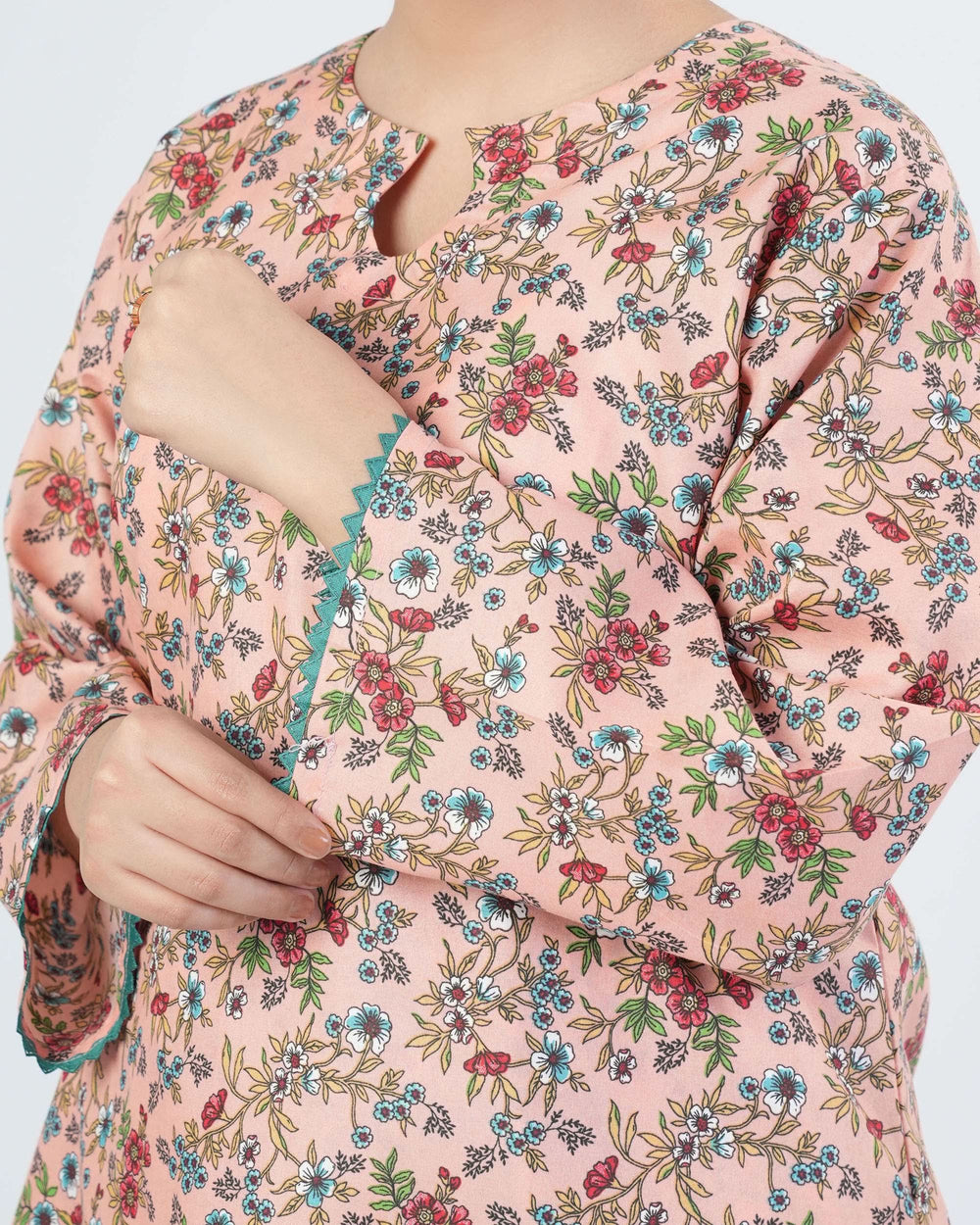 Women's Printed Unstitched 2pcs Suit, Women, 2Pcs Shalwar Suit, Chase Value, Chase Value