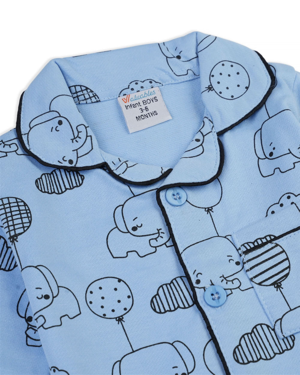 Valuables Newborn Boys Night Suit, Newborn Boys Sets & Suits, Chase Value, Chase Value