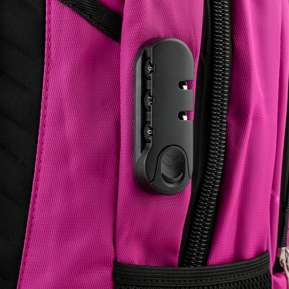 JN Power Backpack – Durable, Multi-Compartment Bag for Daily Use - Dark Pink, School Bags, Chase Value, Chase Value