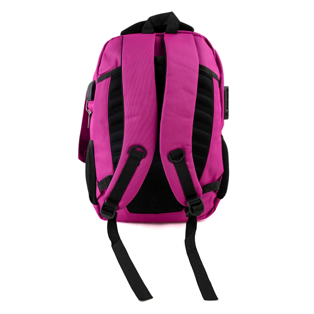 JN Power Backpack – Durable, Multi-Compartment Bag for Daily Use - Dark Pink, School Bags, Chase Value, Chase Value