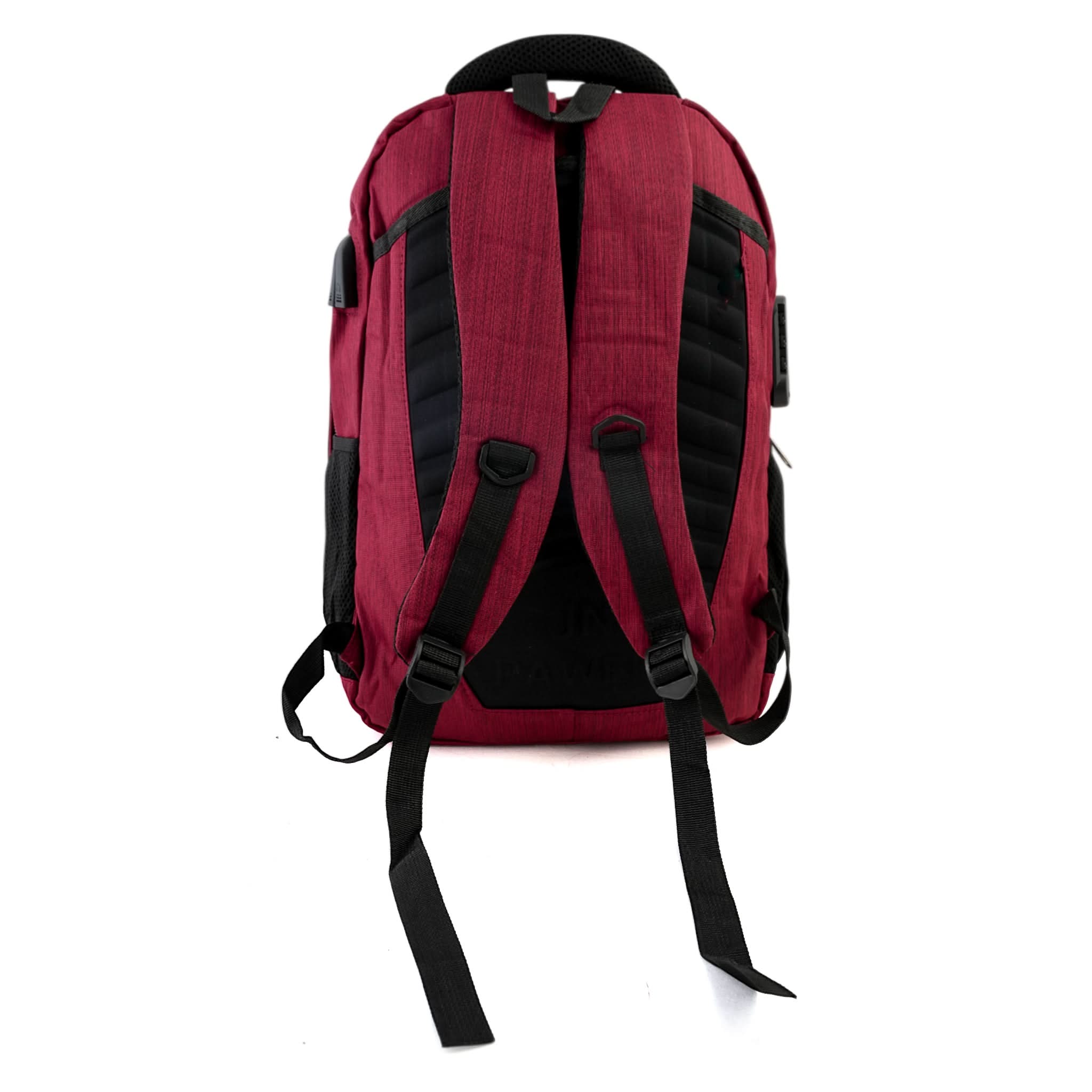 JN Power Backpack – Durable, Multi-Compartment Bag for Daily Use - Maroon, School Bags, Chase Value, Chase Value