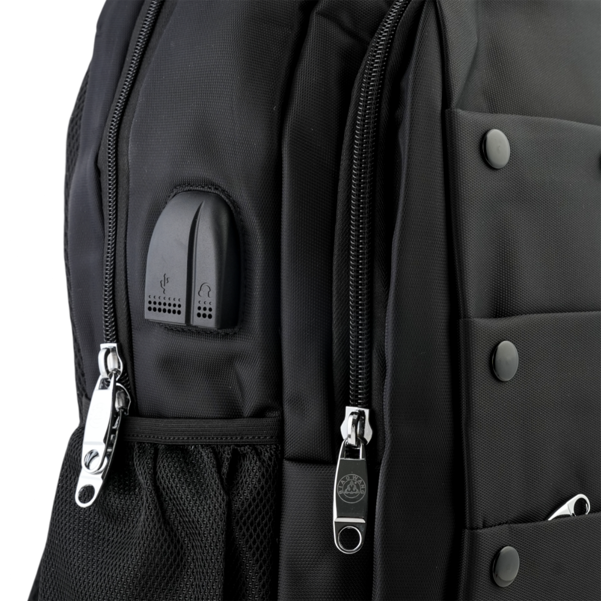 Biaowang Backpack – Practical, Tough & Tech-Friendly - Black, School Bags, Chase Value, Chase Value