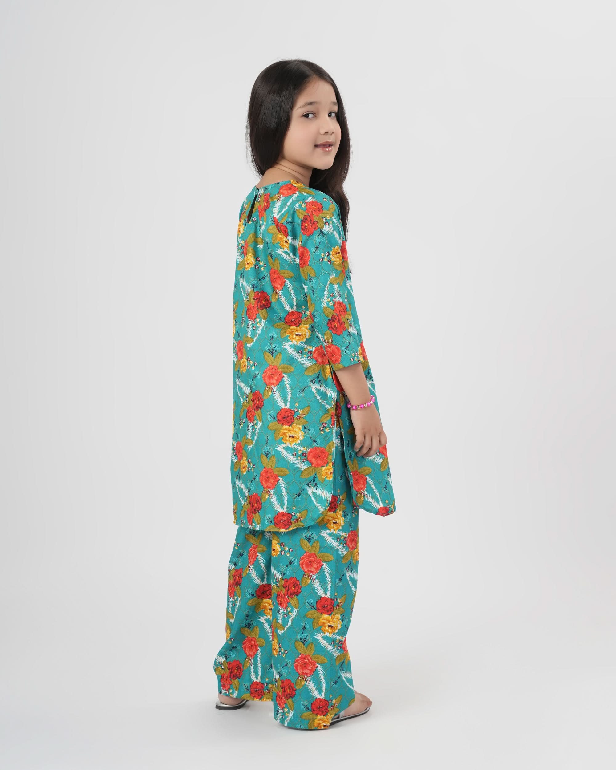 Valuables Girl’s 3PCS Suit, Girls Shalwar Kameez, Chase Value, Chase Value
