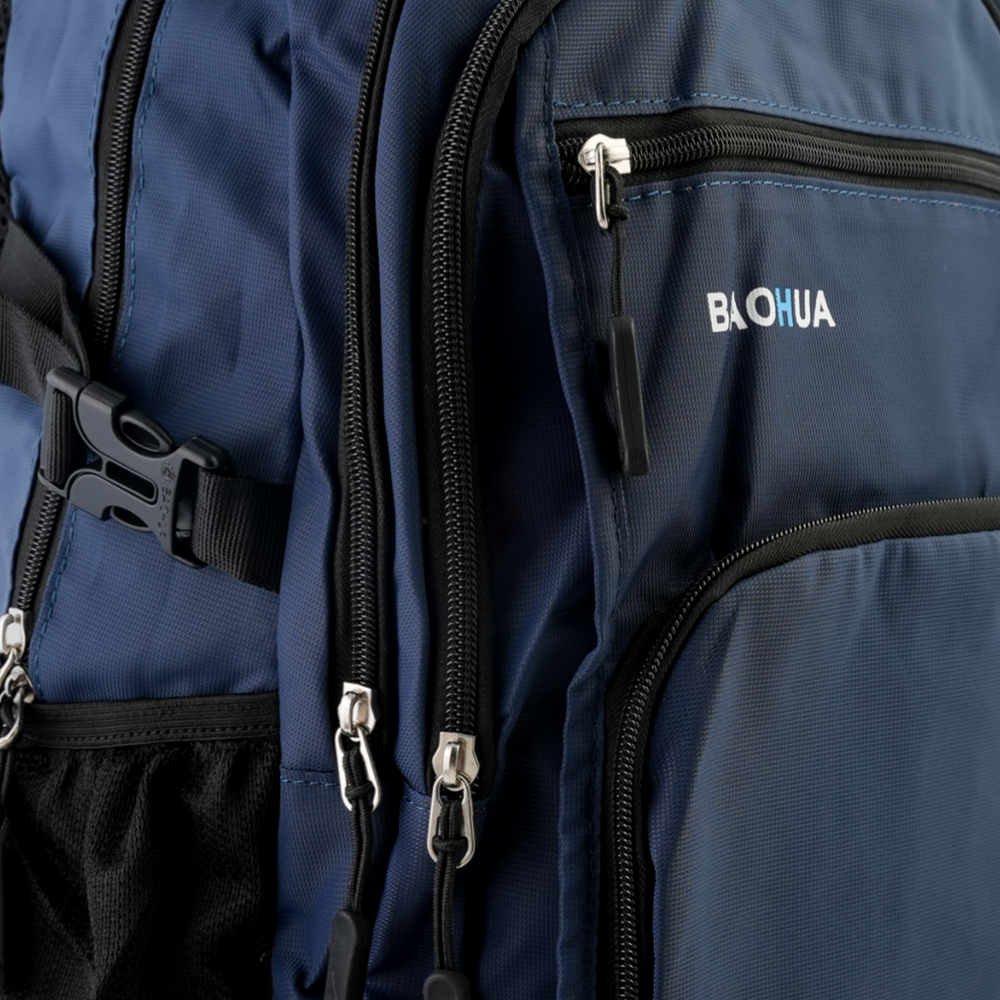 Baohua Backpack – Lightweight & Spacious Bag for School or Office - Navy Blue, School Bags, Chase Value, Chase Value