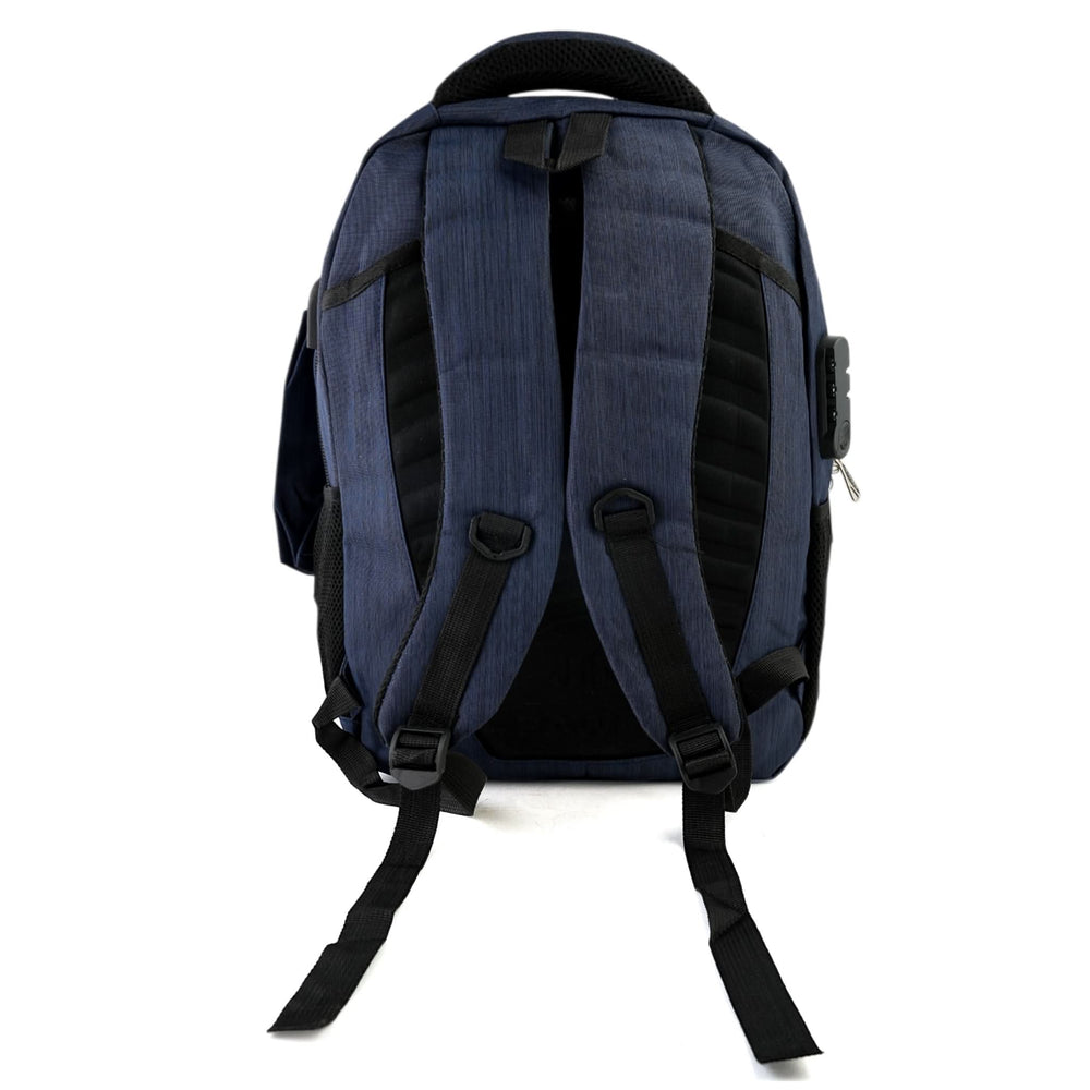 JN Power Backpack – Durable, Multi-Compartment Bag for Daily Use - Navy Blue, School Bags, Chase Value, Chase Value