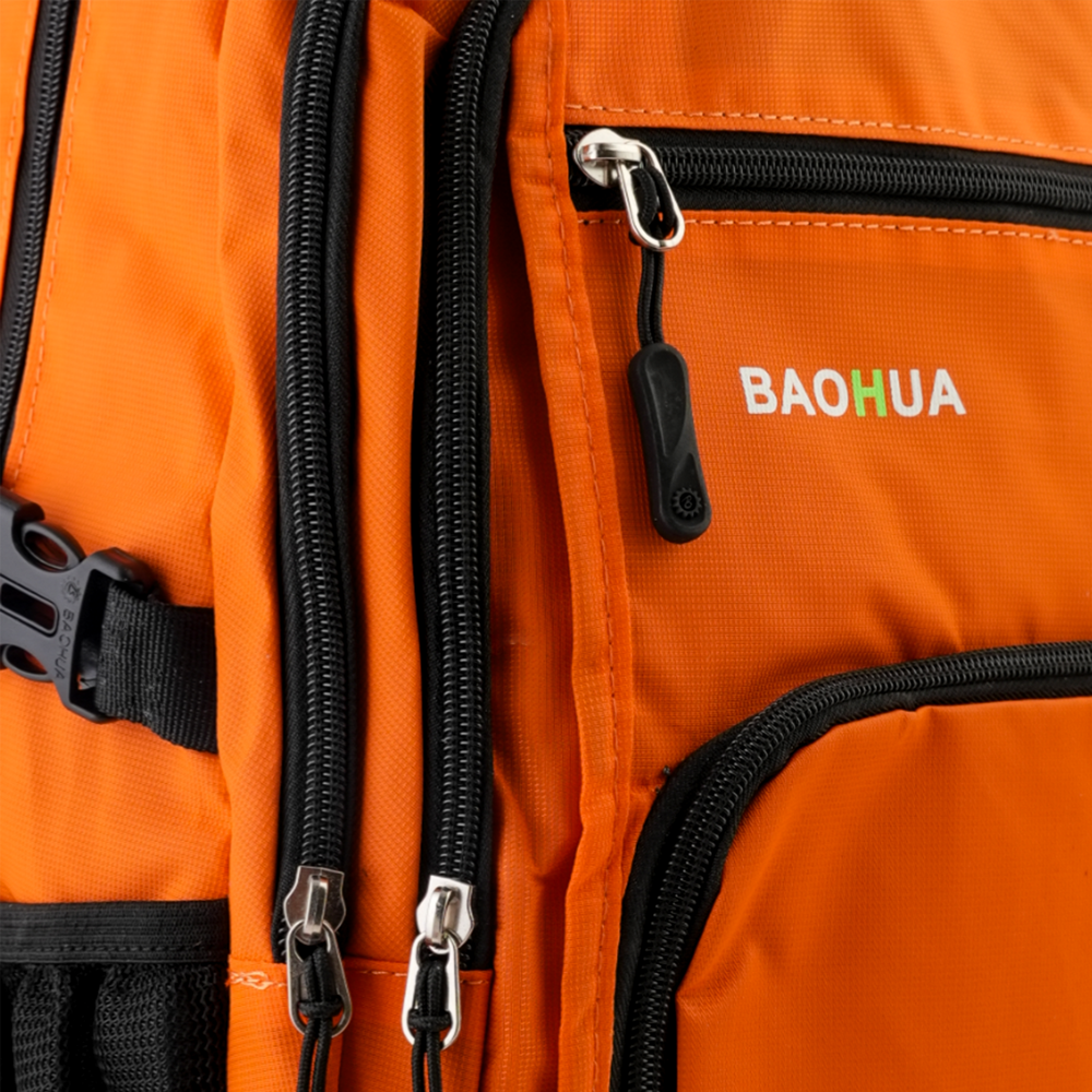 Baohua Backpack – Lightweight & Spacious Bag for School or Office - Orange, School Bags, Chase Value, Chase Value
