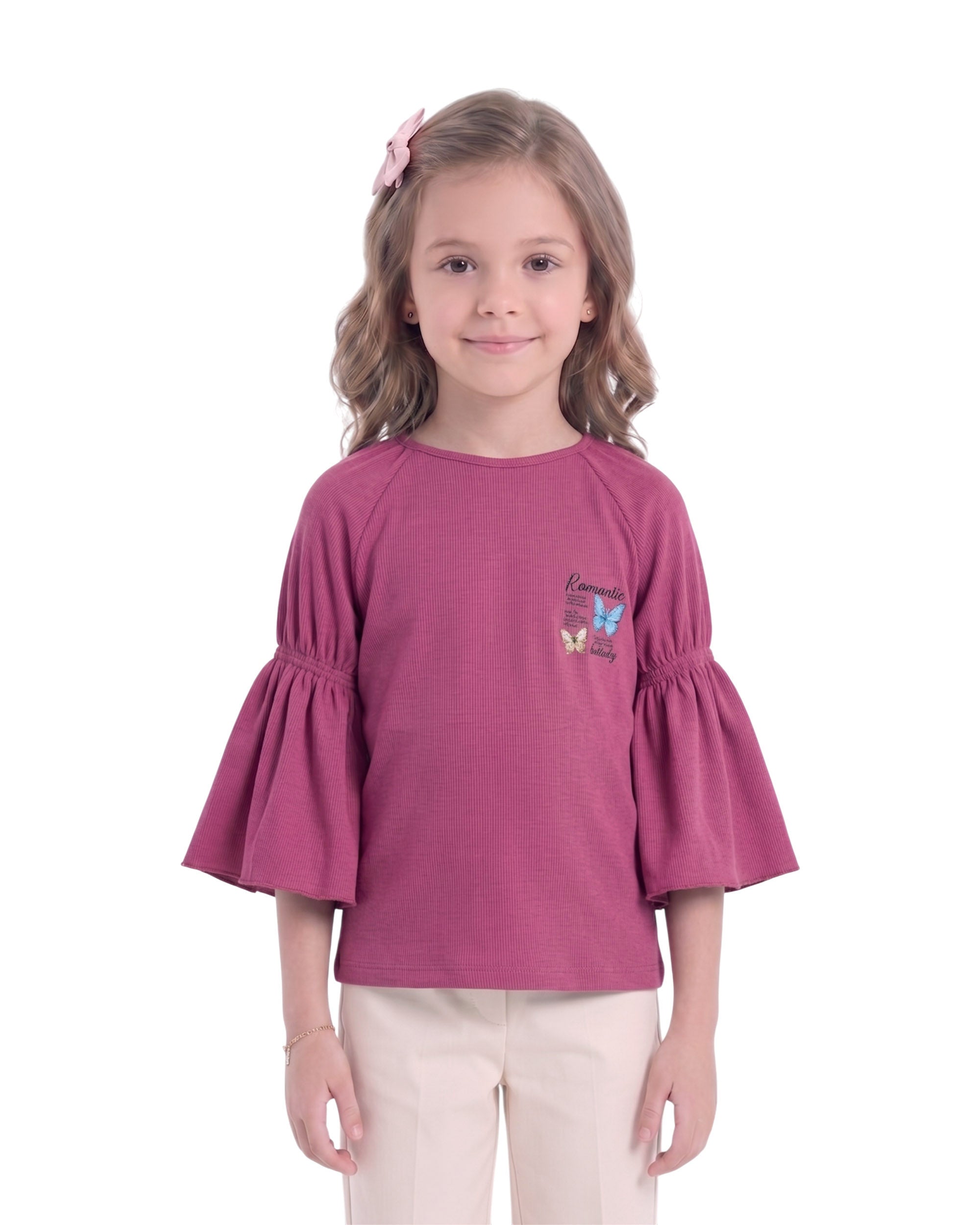 Valuables Girls Half Sleeve Top