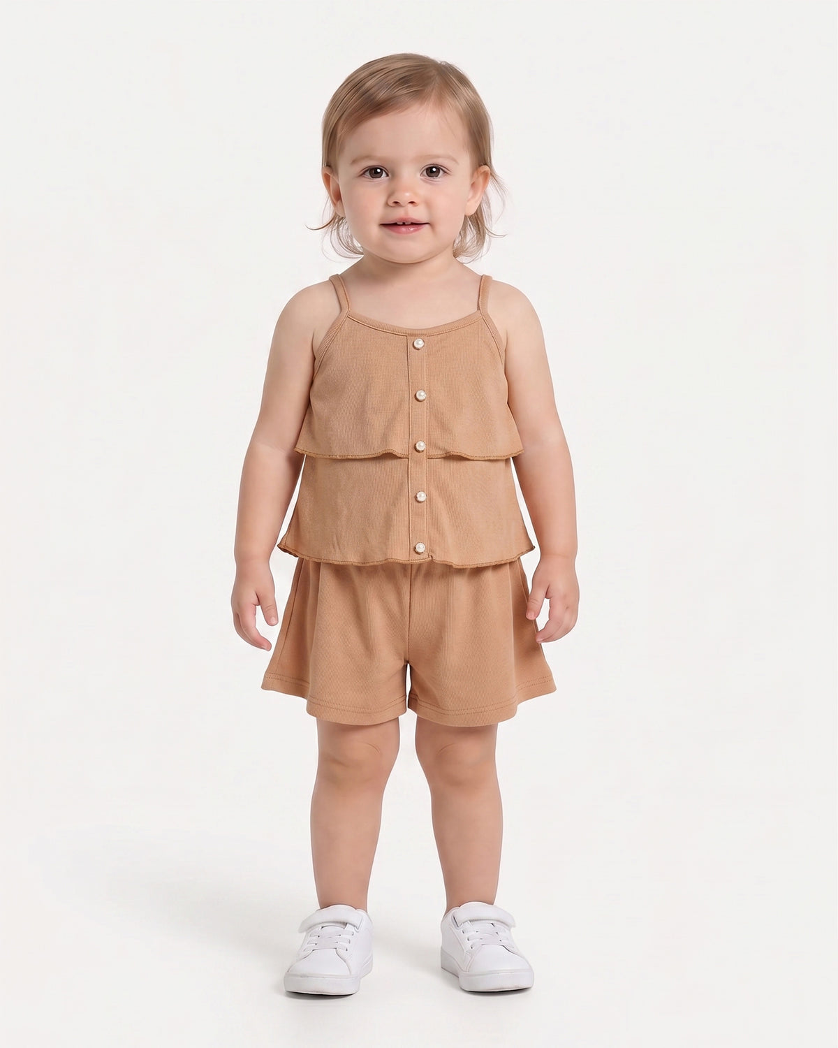 Valuables Girls Half Sleeve Suit