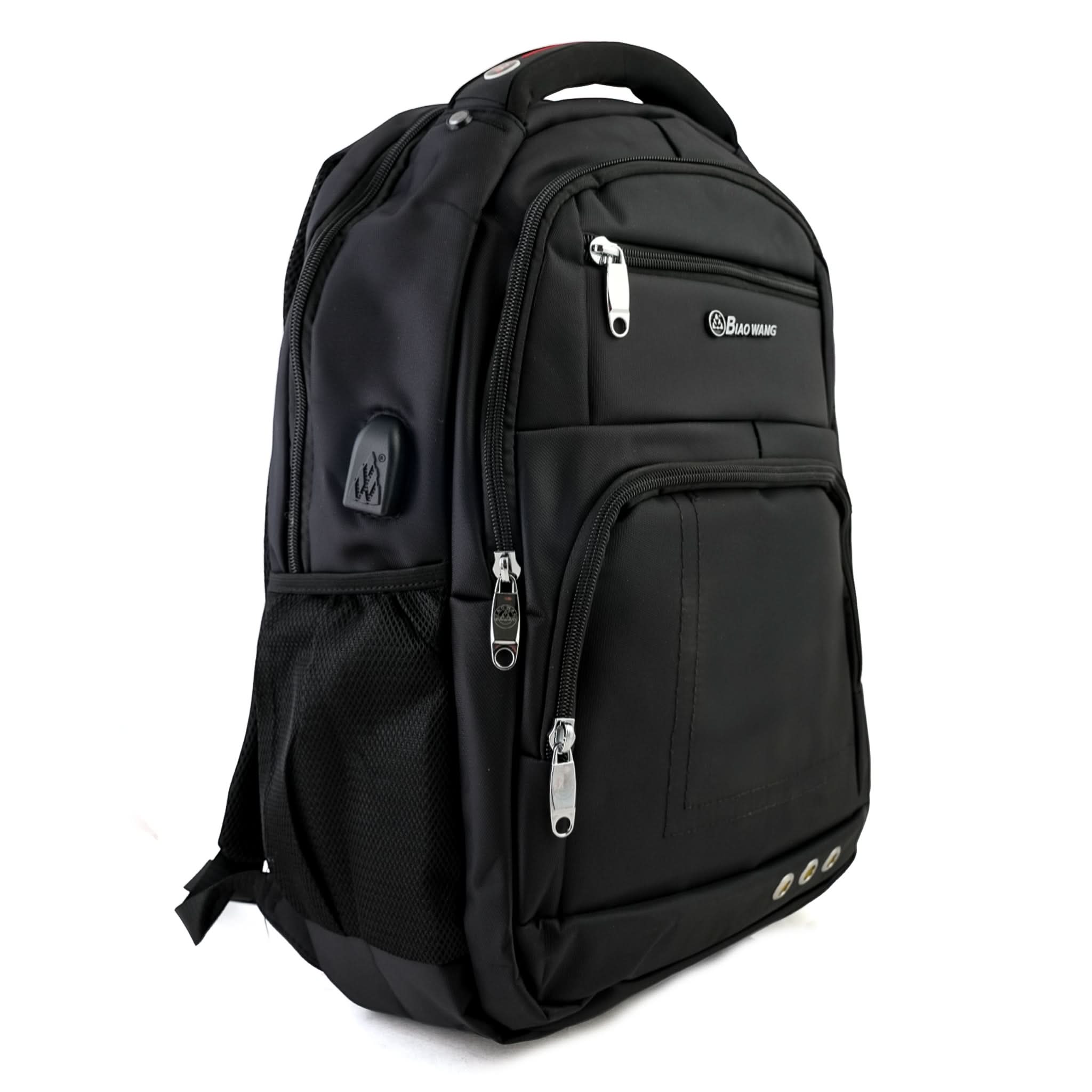 Biaowang Backpack – Practical, Tough & Tech-Friendly - Black, School Bags, Chase Value, Chase Value