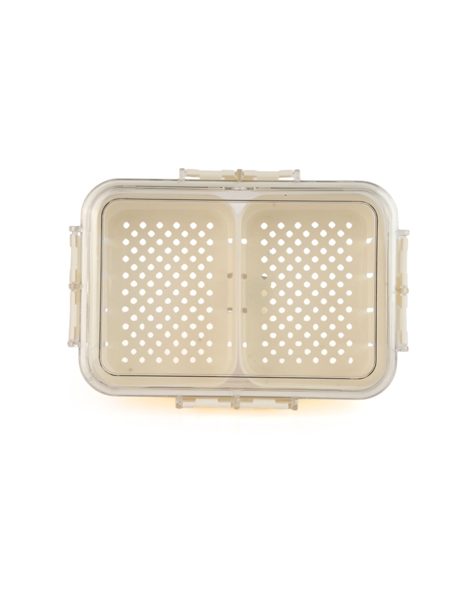 Vegetable Container - White, Storage Boxes, Chase Value, Chase Value